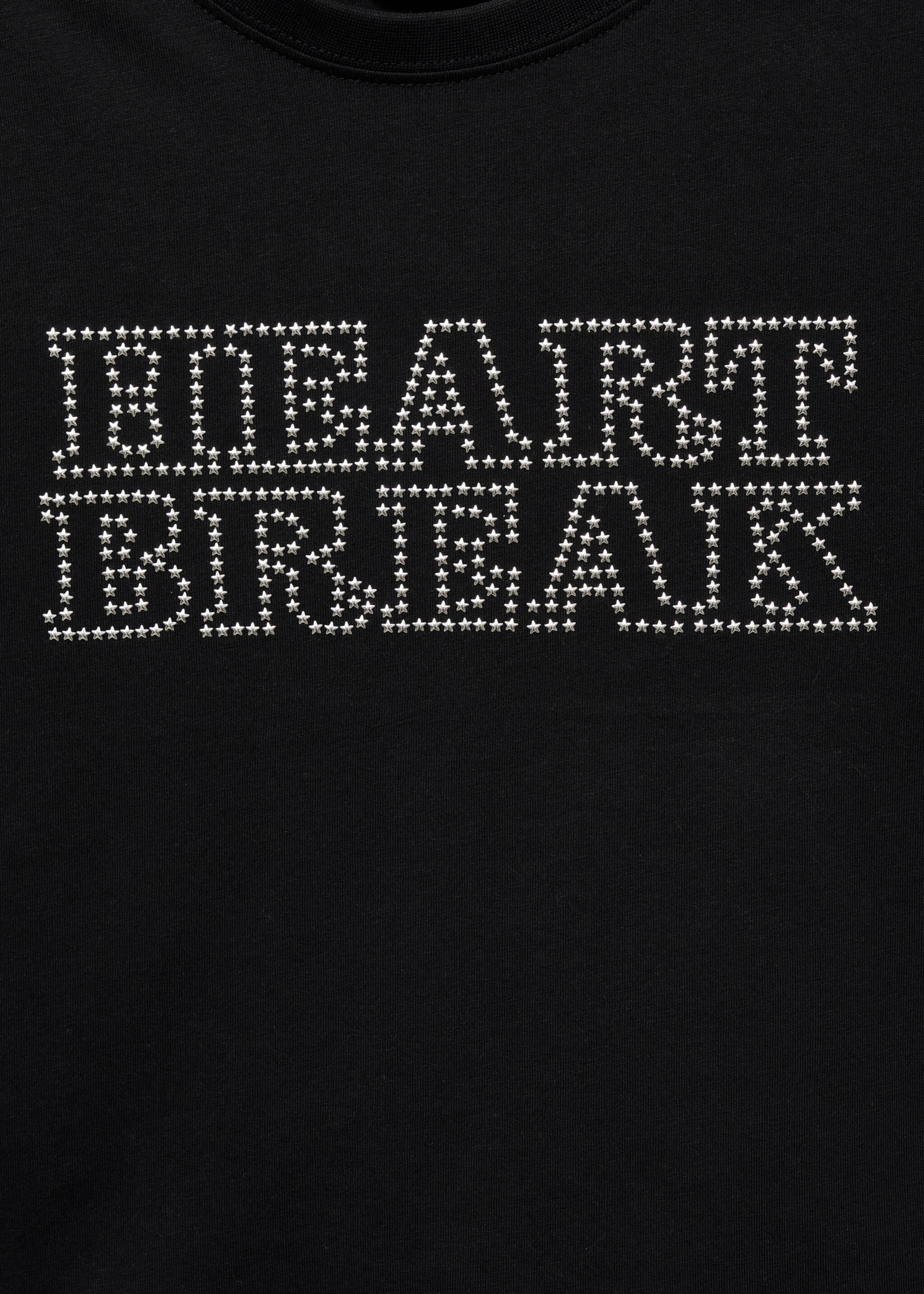 Samarreta missatge tatxons - Detall de l'article 8, Gris antracita. Ref: 87017691-00.