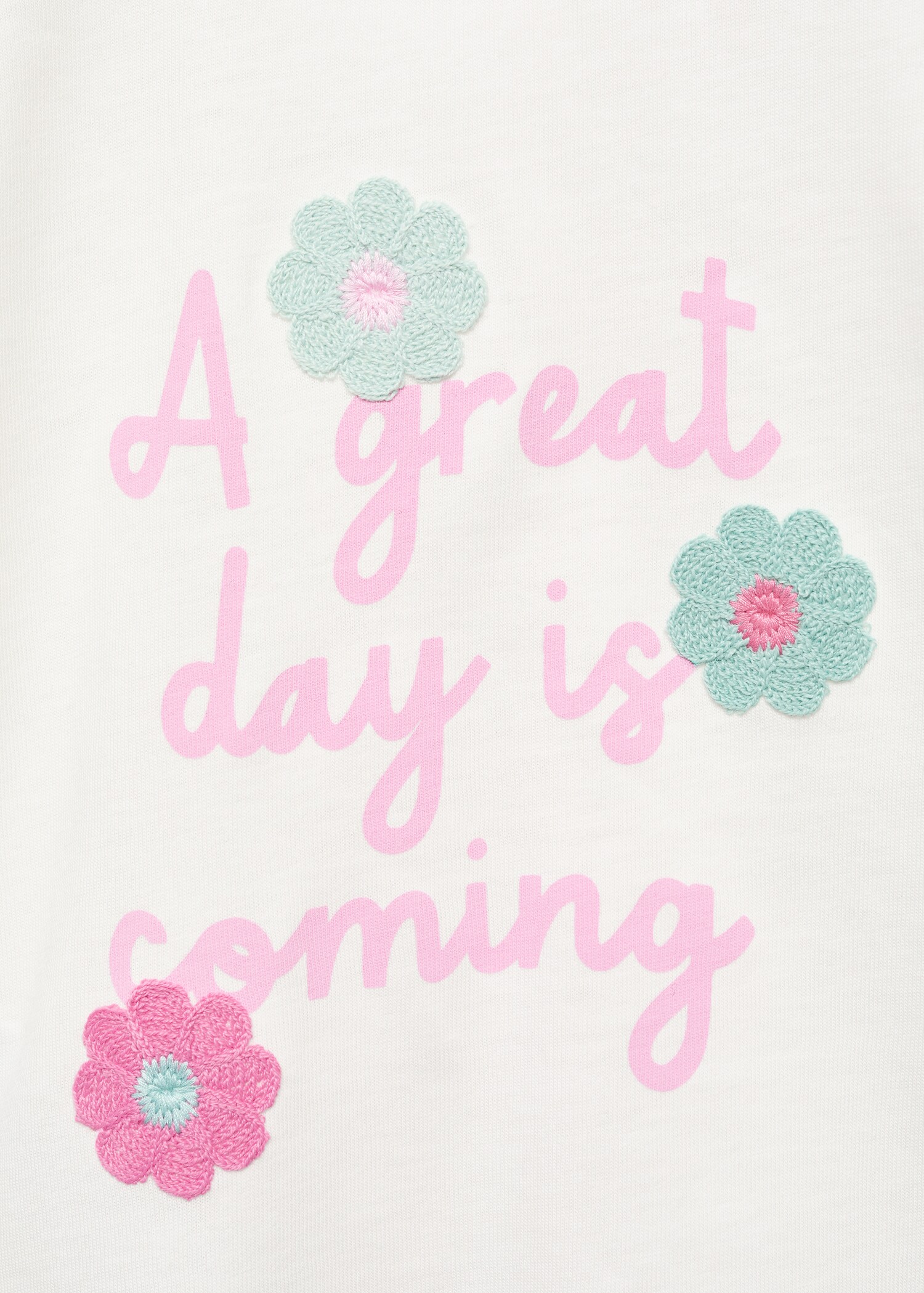 Embossed cotton t-shirt - Details of the article 0