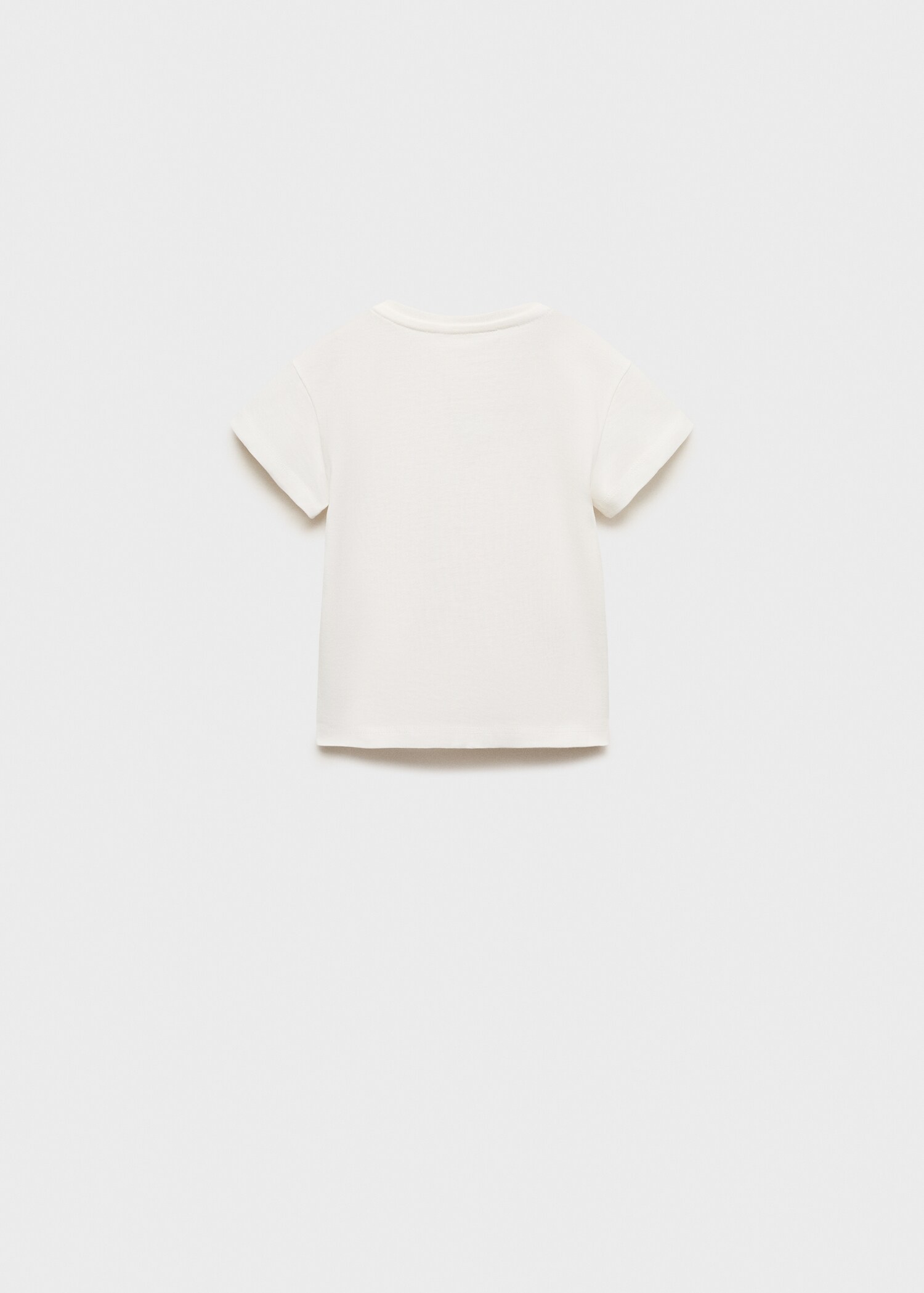 Embossed cotton t-shirt - Reverse of the article