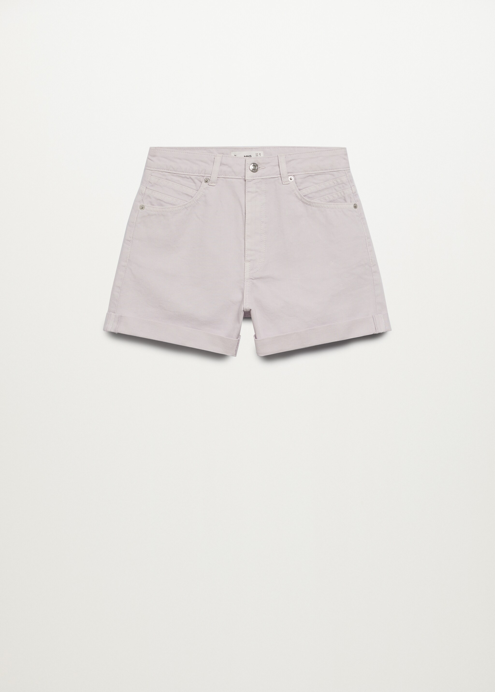 Mom-fit denim shorts - Article without model