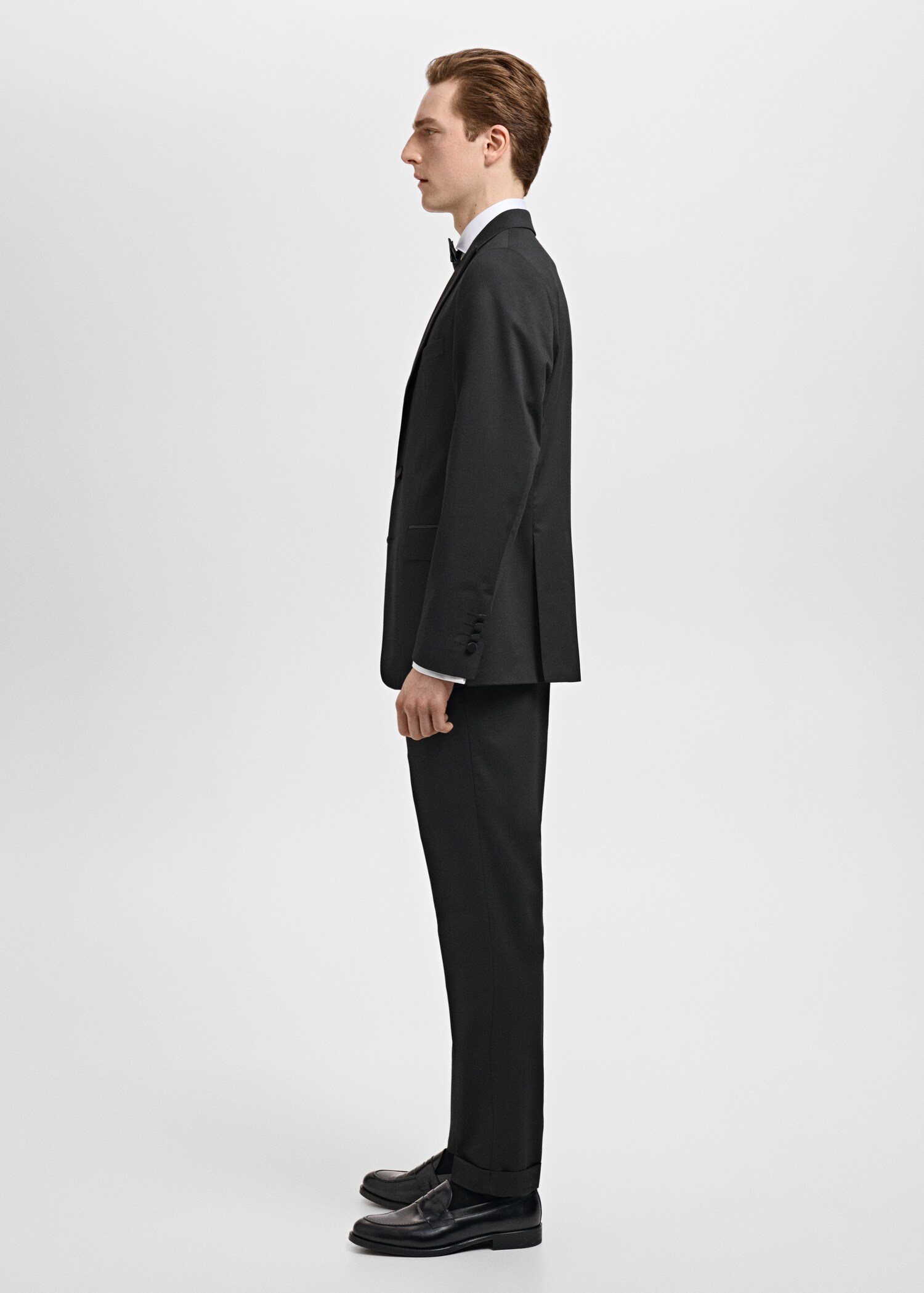 Straight-fit suit trousers - Details of the article 2