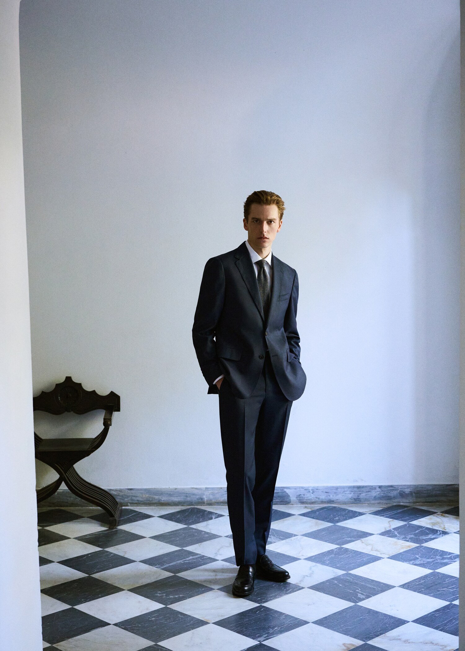 Anzughose Venecia aus 100 % Schurwolle - Detail des Artikels 3