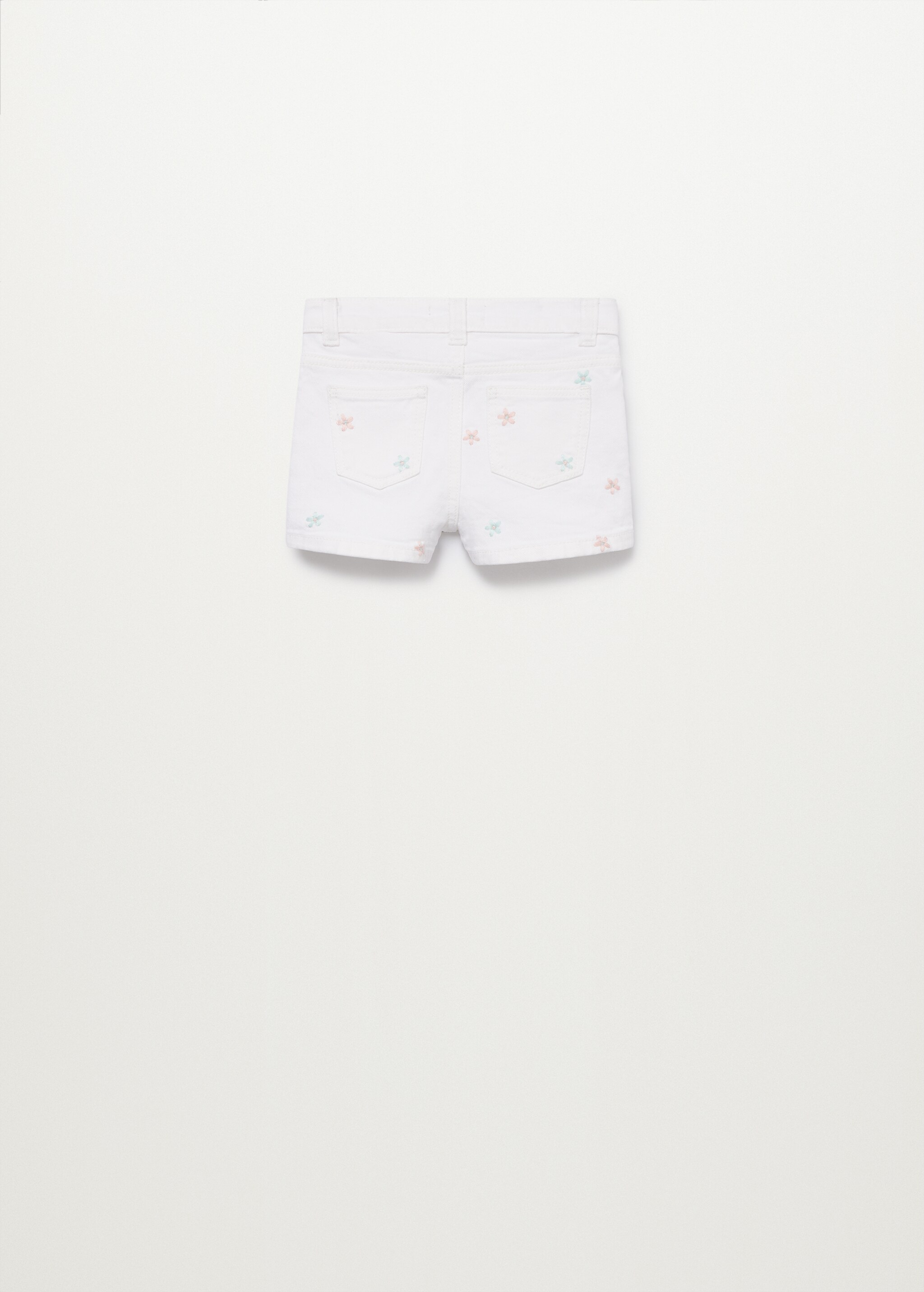 Short denim bordado - Reverso del artículo
