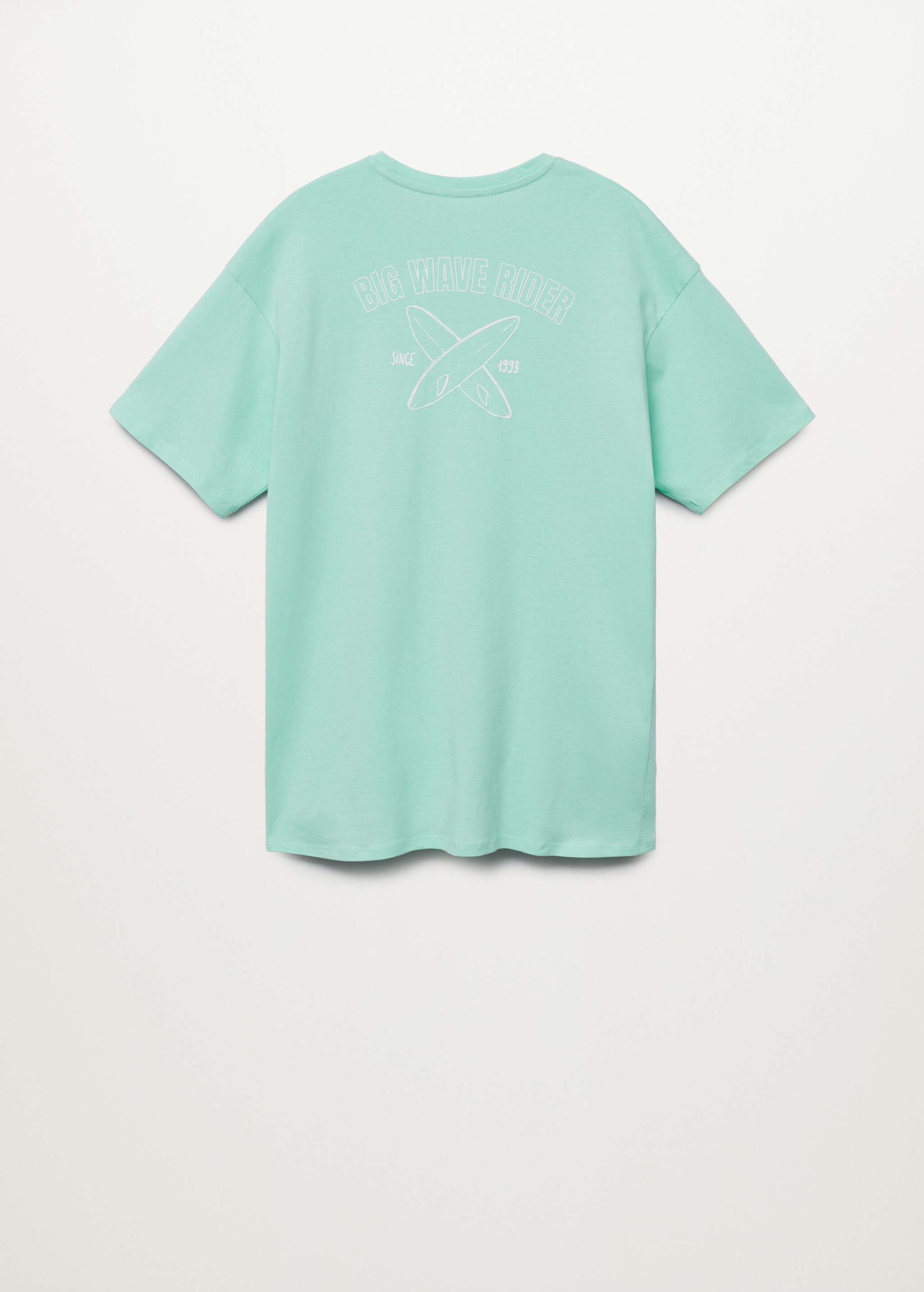 Camiseta algodón estampado - Reverso del artículo