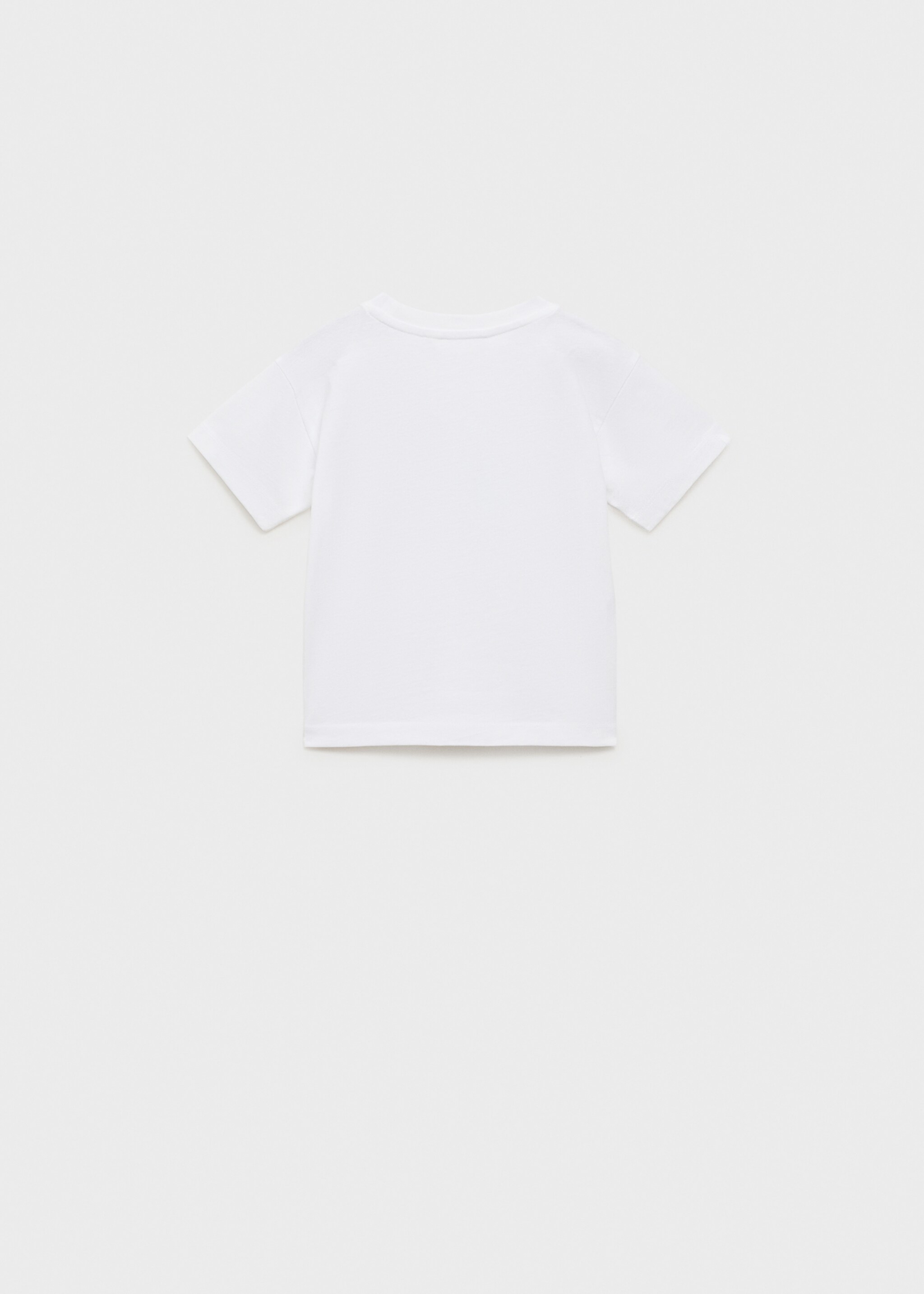 Printed cotton-blend t-shirt - Reverse of the article, Off White. Ref: 87018276-00.