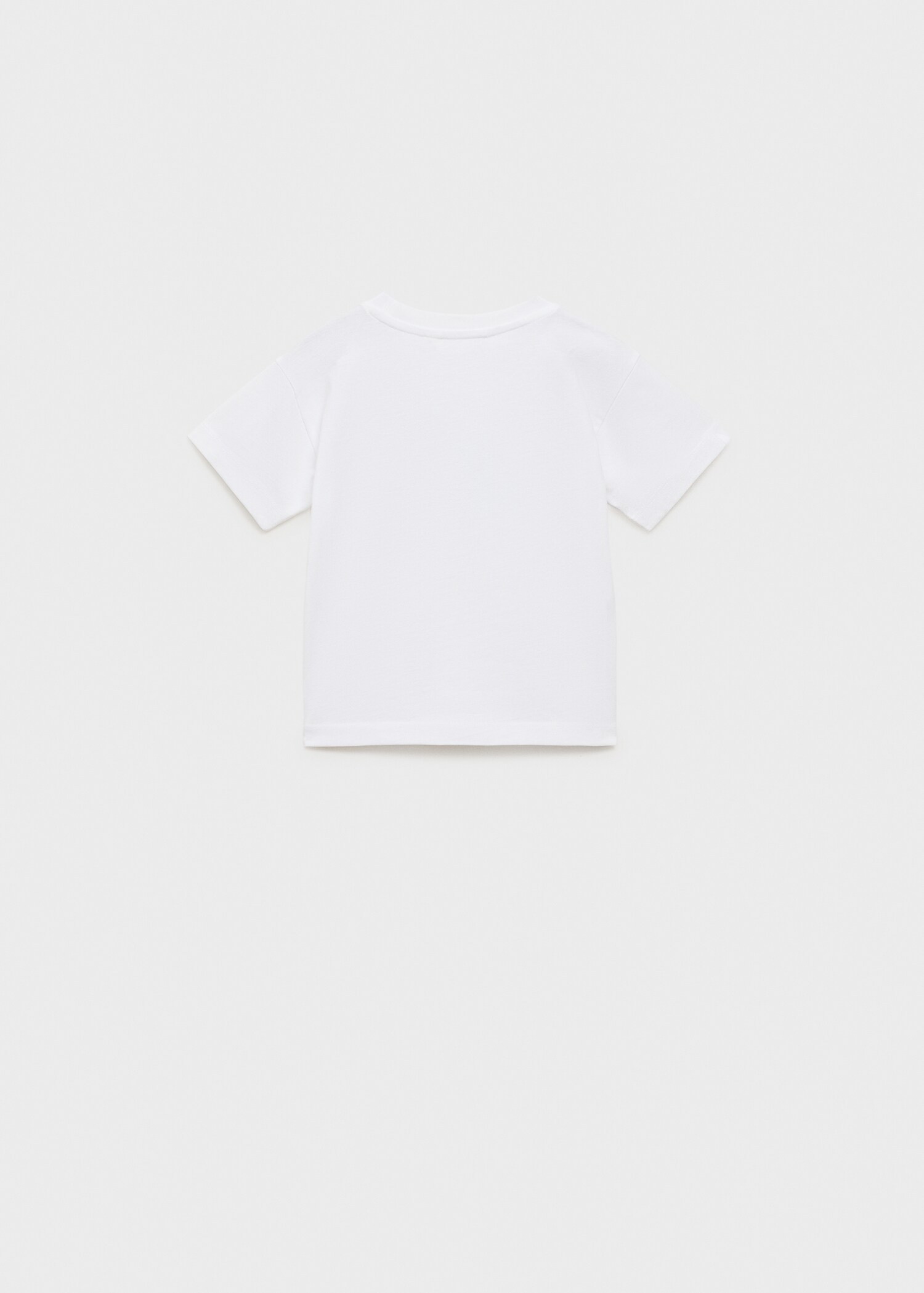 Printed cotton-blend t-shirt - Reverse of the article