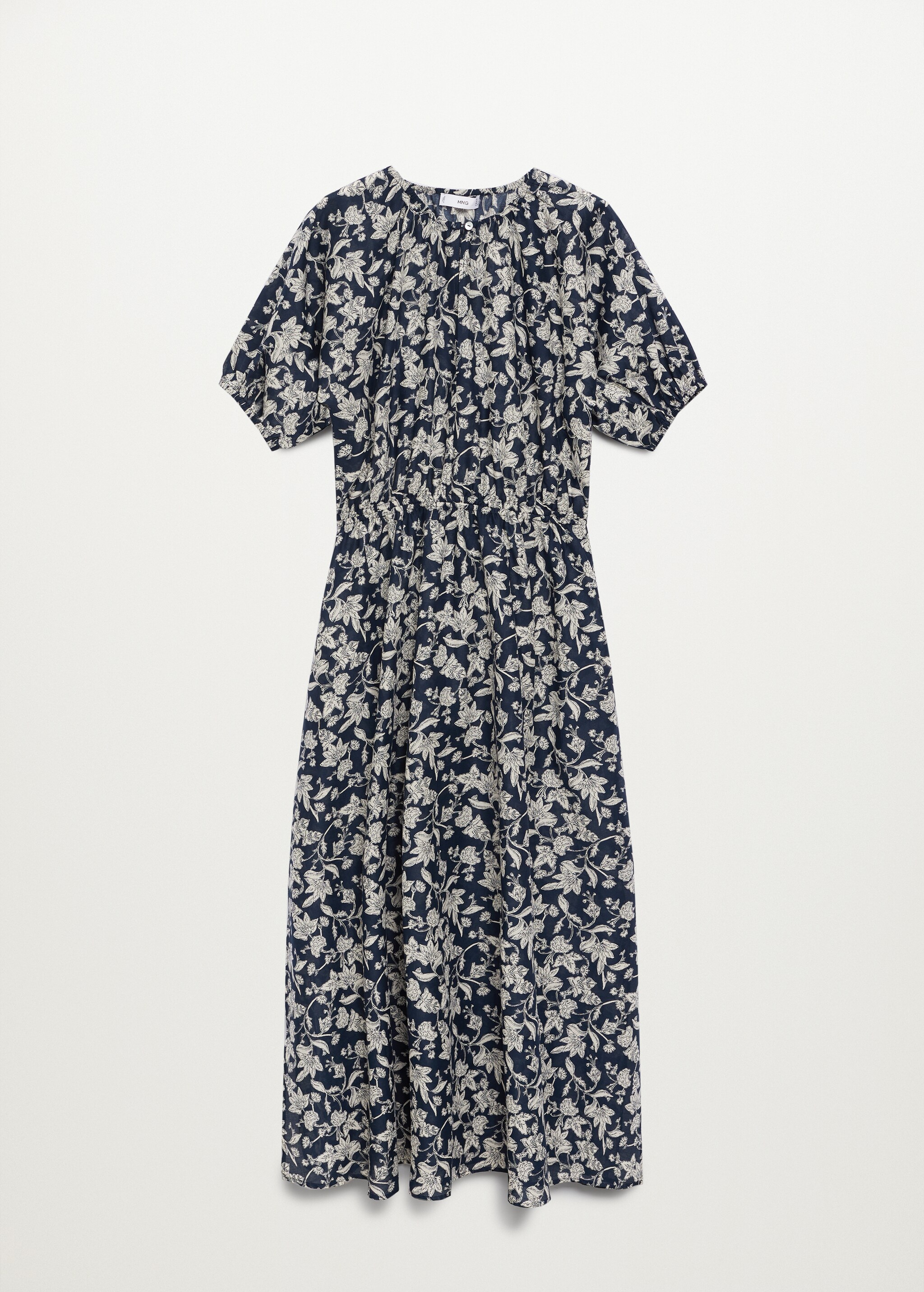 Gekräuseltes Printkleid - Artikel ohne Model