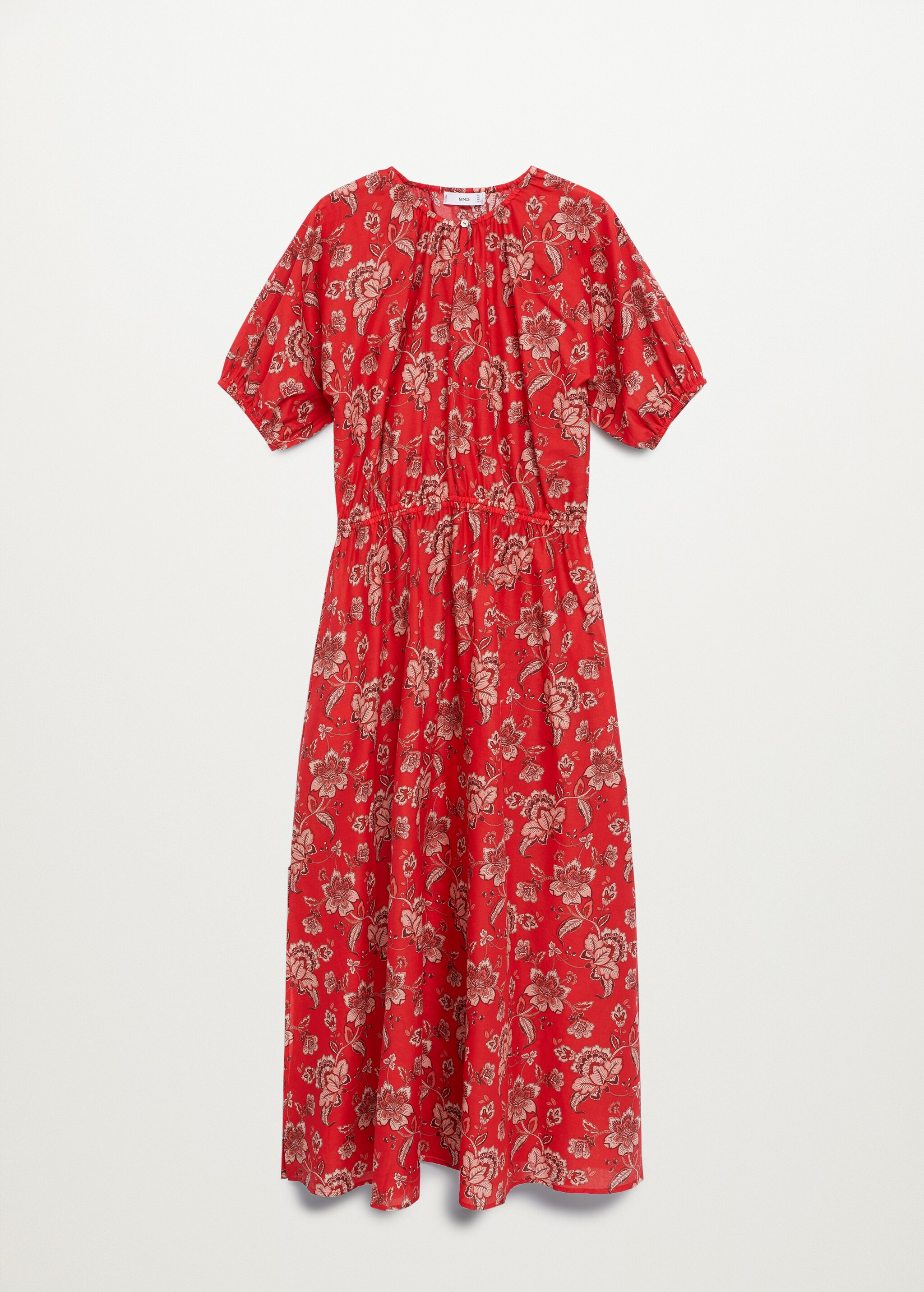 Gekräuseltes Printkleid - Artikel ohne Model