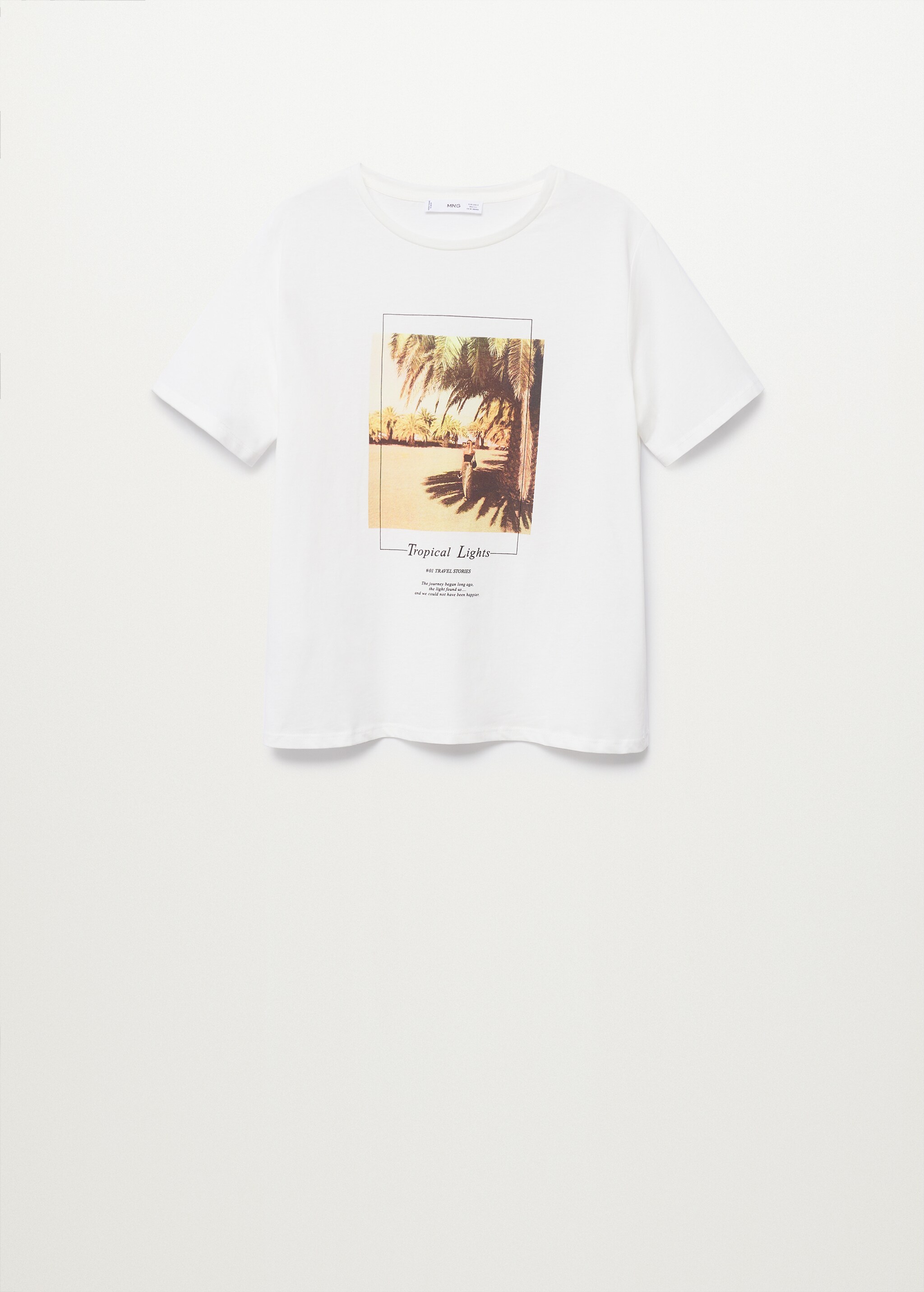 Camiseta algodón estampada - Artículo sin modelo