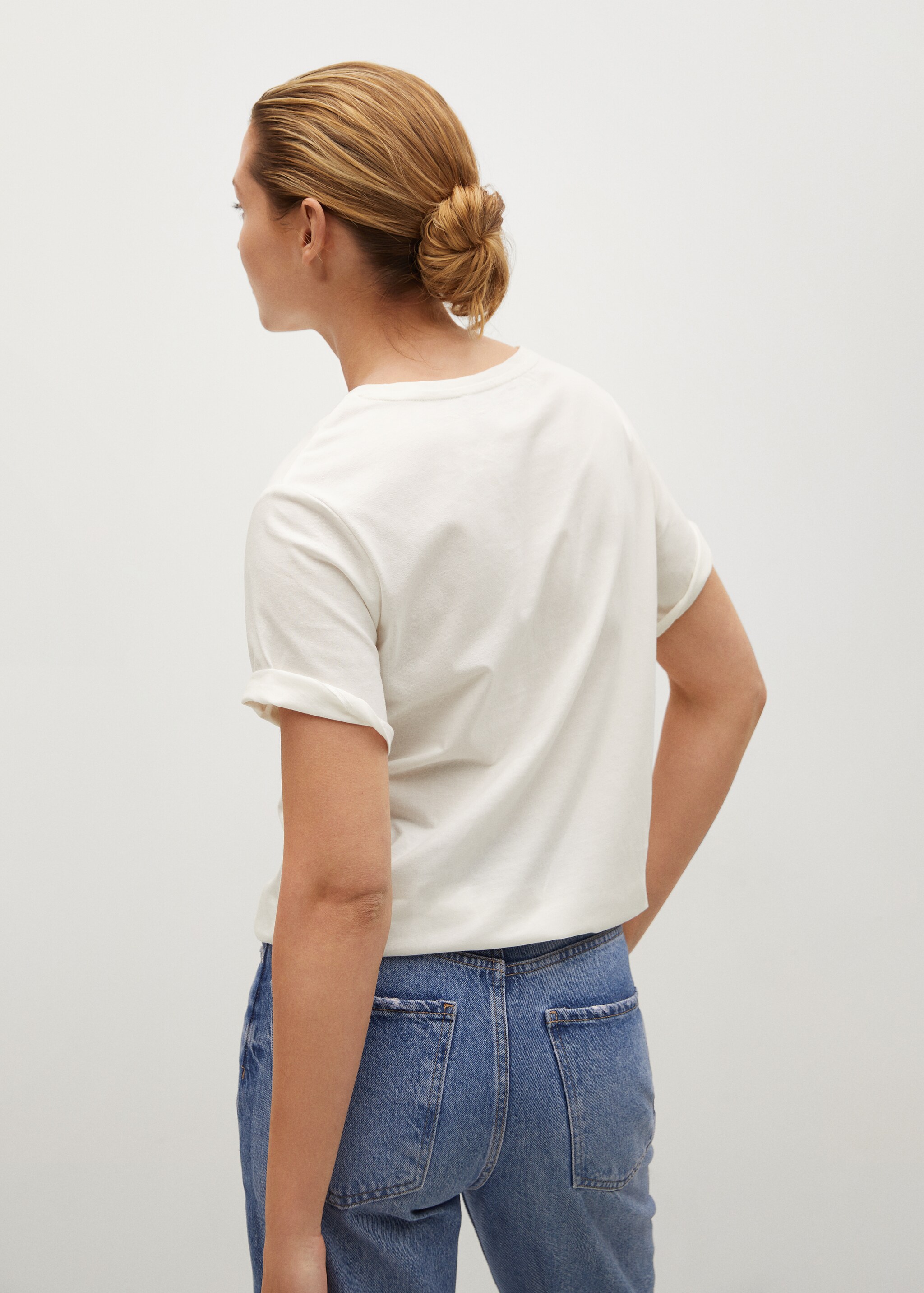 Camiseta algodón estampada - Reverso del artículo