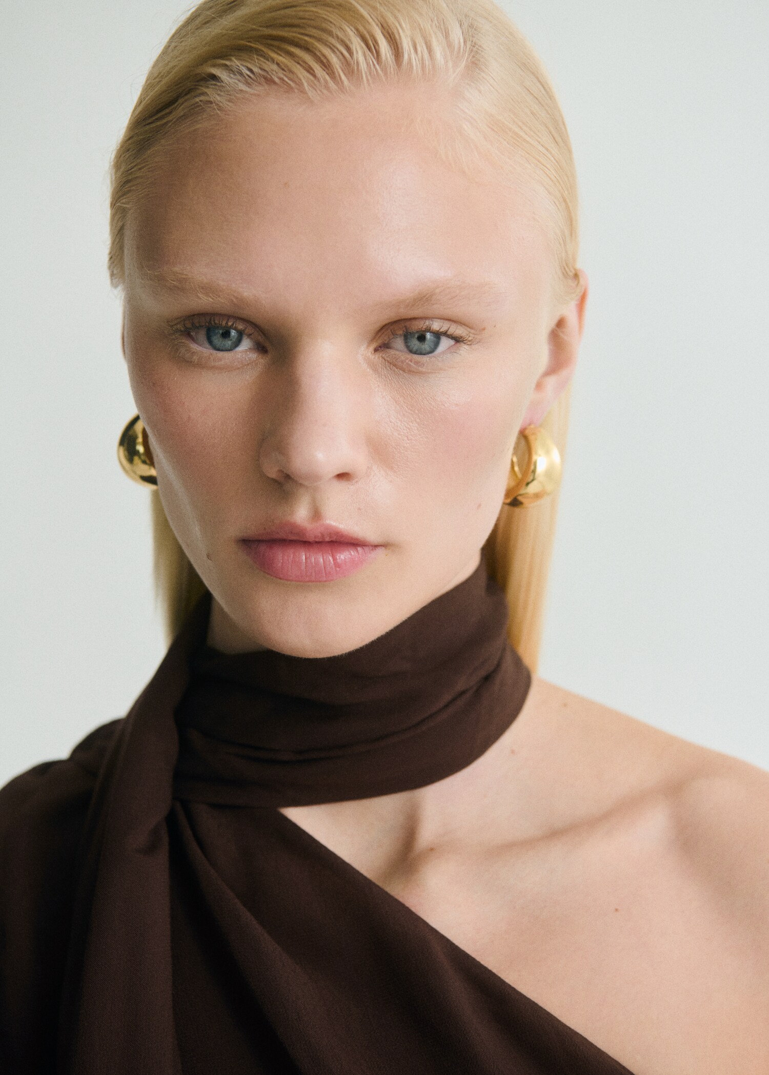 Blusa asimétrica fular detalle flecos - Detalle del artículo 1