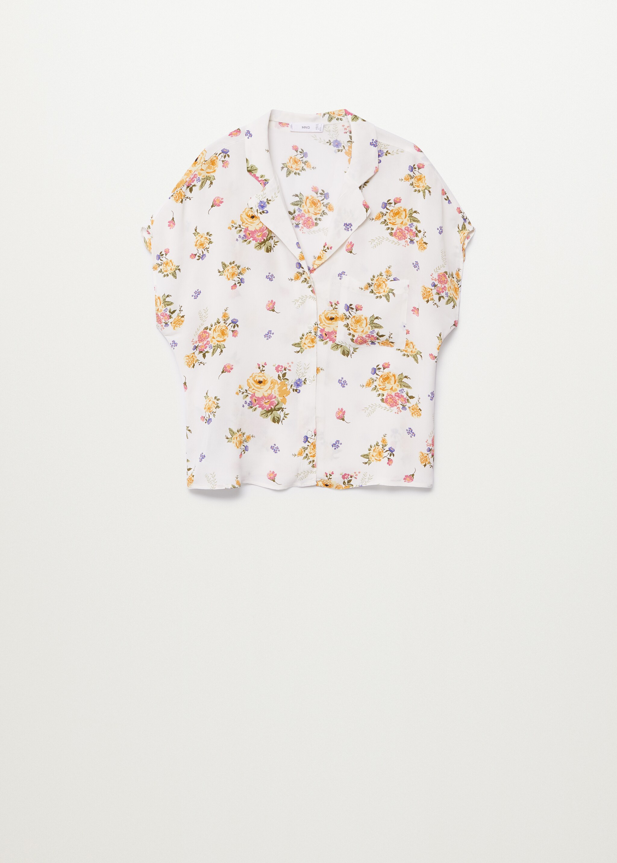 Camisa fluida estampada - Artículo sin modelo