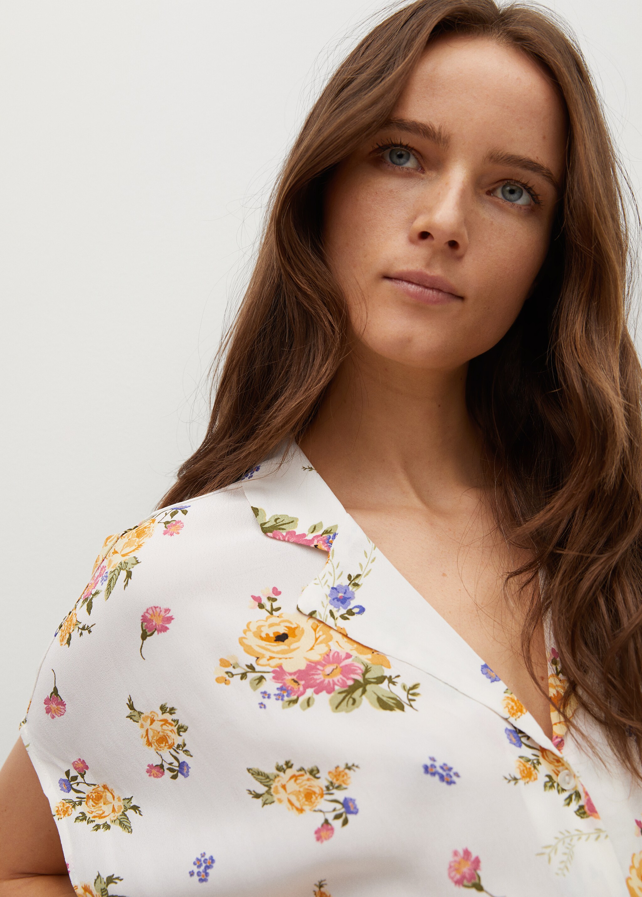 Camisa fluida estampada - Detalle del artículo 3