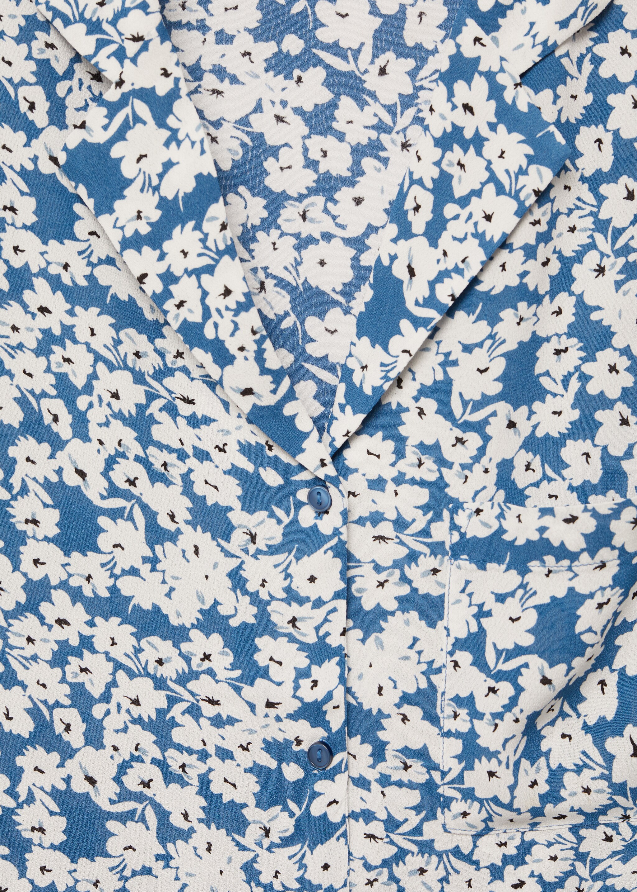 Camisa fluida estampada - Detalle del artículo 8