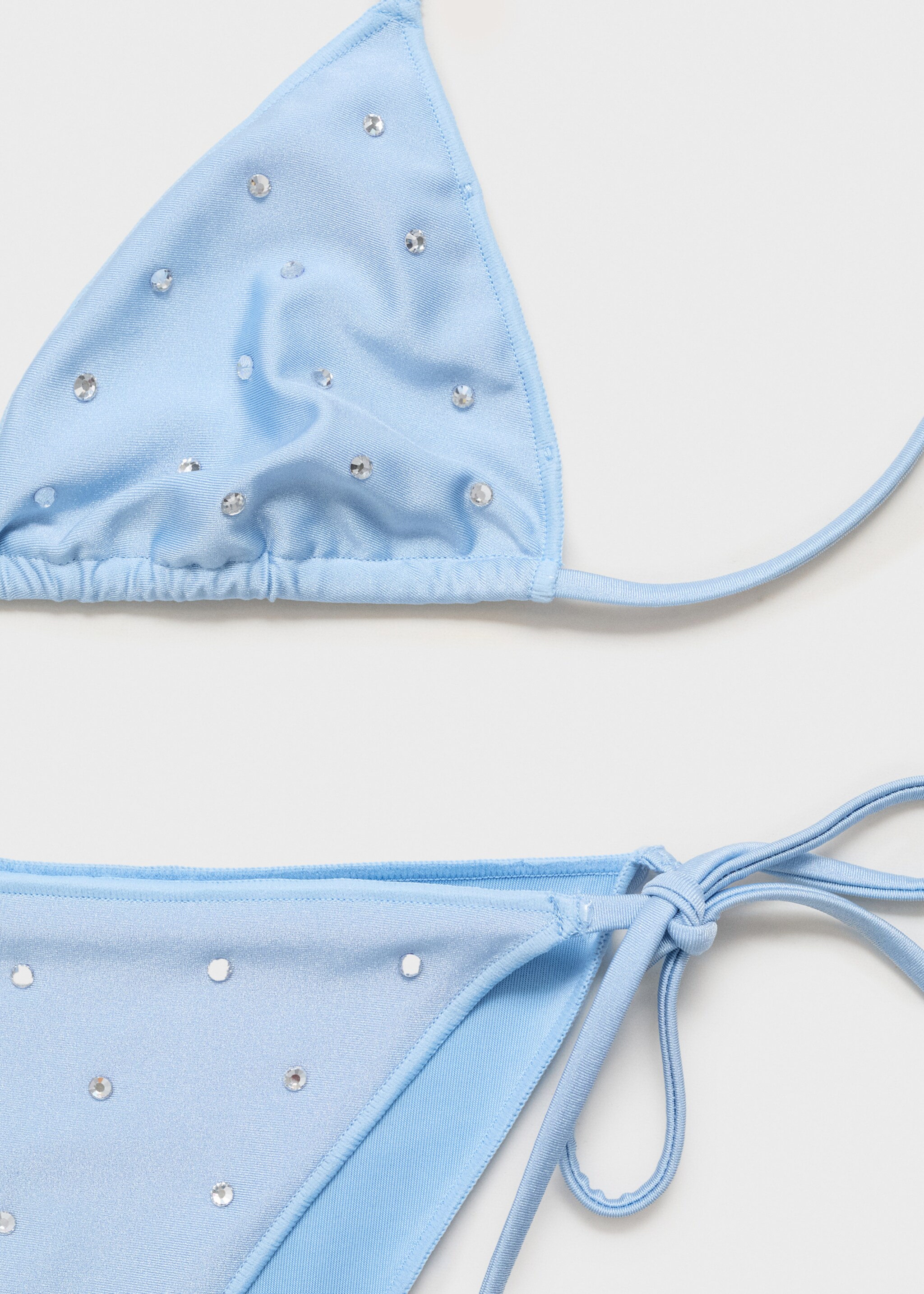 Haut bikini strass - Détail de l'article 0, Bleu ciel. Ref: 87019220-00.