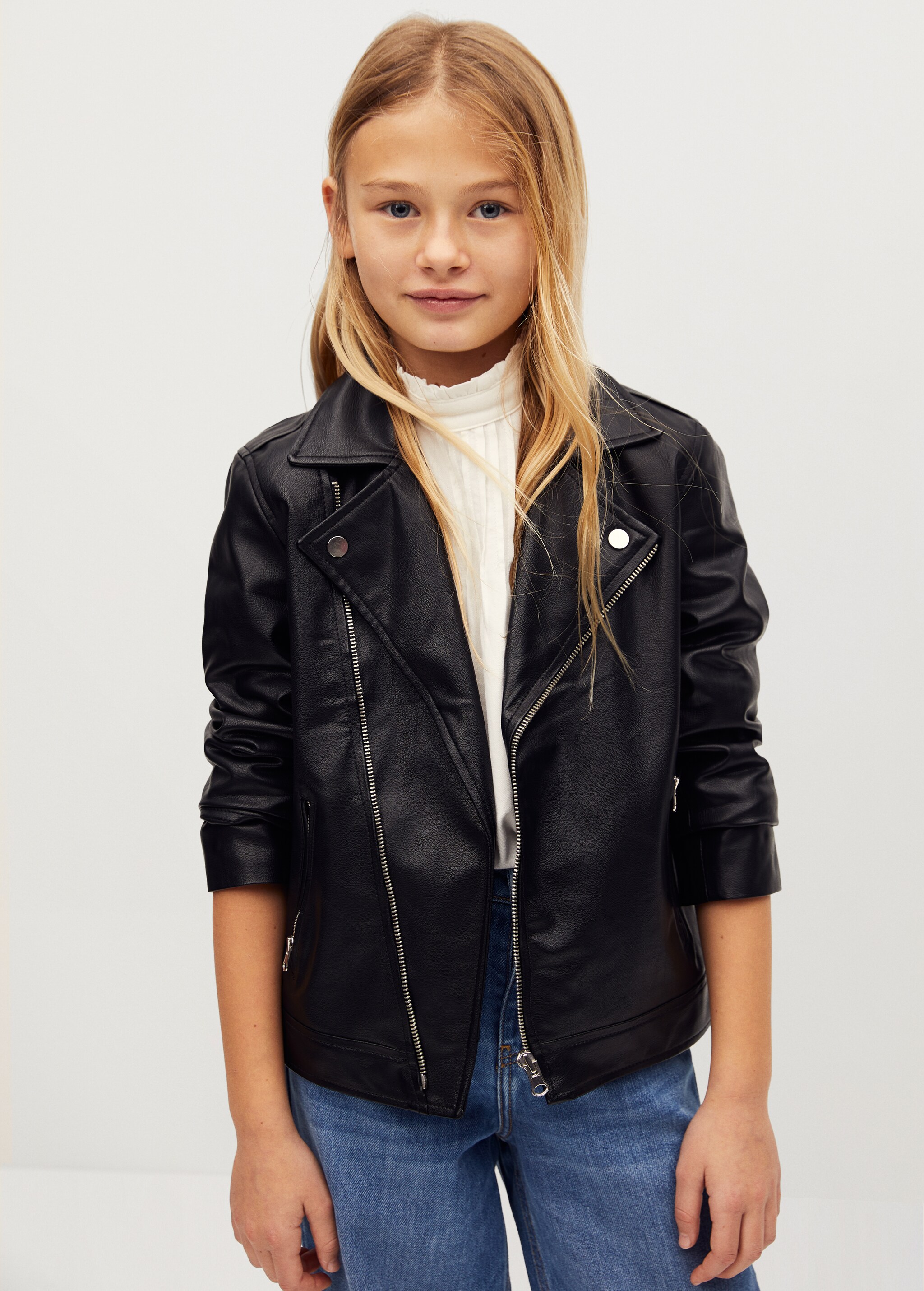 Faux-leather jacket - Medium plane