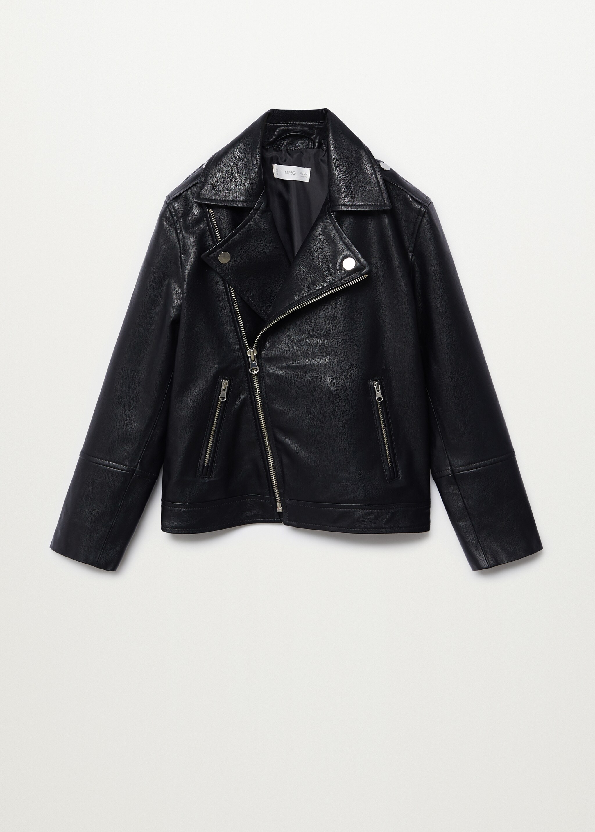 Faux-leather jacket - Article without model