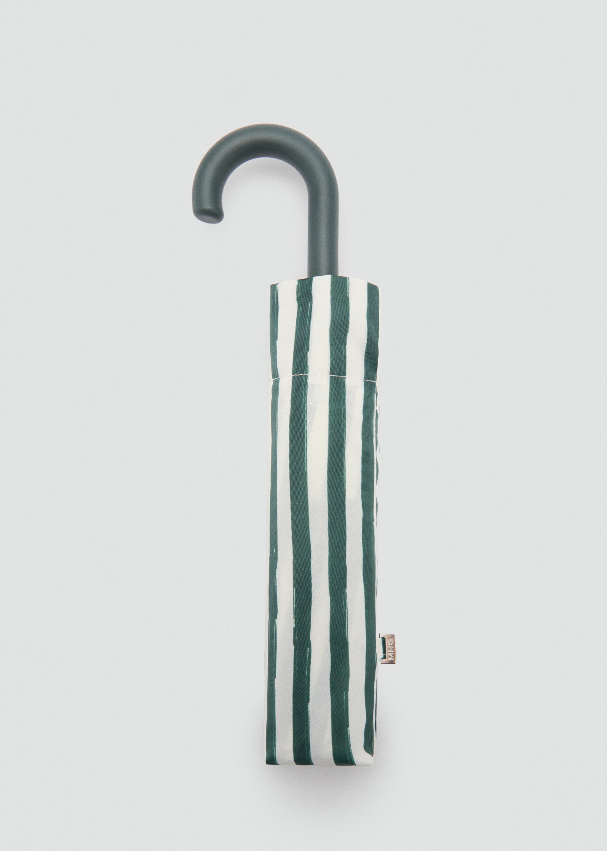 Stripe-printed umbrella - Article without model, Green. Ref: 87020241-00.