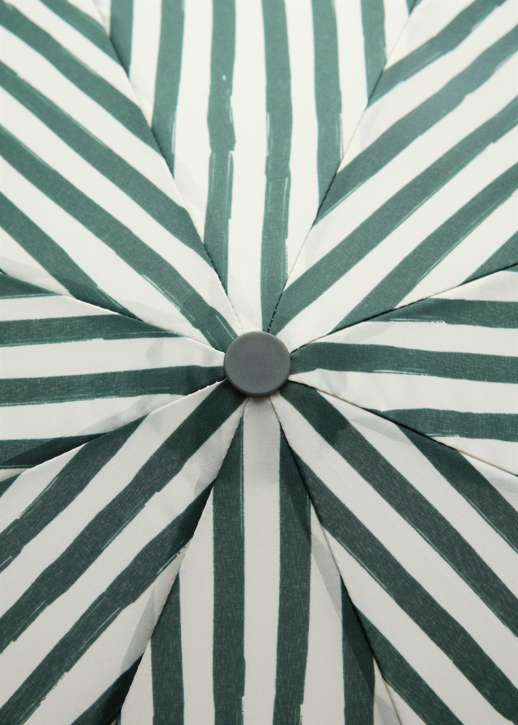 Stripe-printed umbrella - Details of the article 1, Green. Ref: 87020241-00.