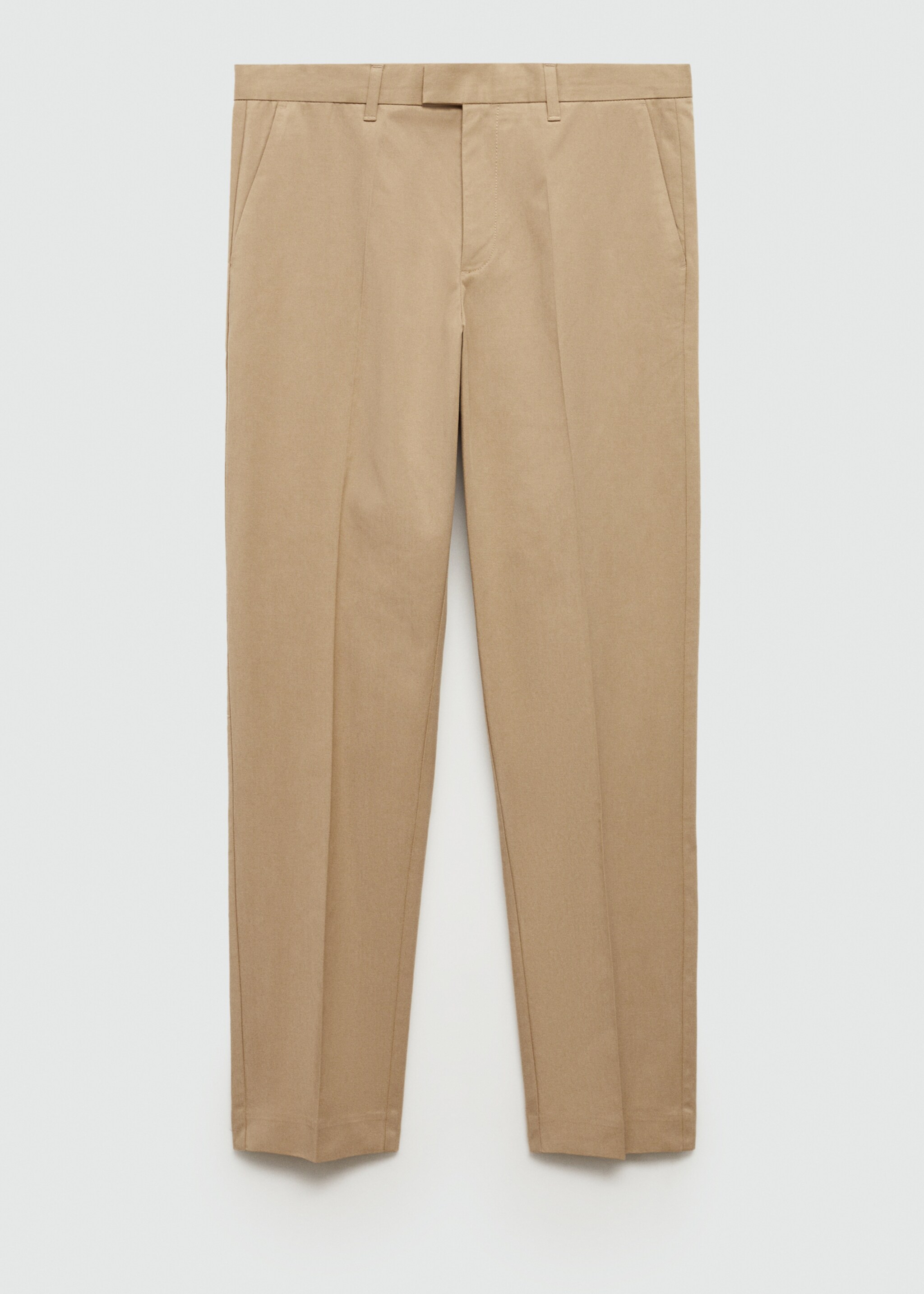 Pantalon coton regular-fit - Article sans modèle, Beige. Ref: 87020252-00.