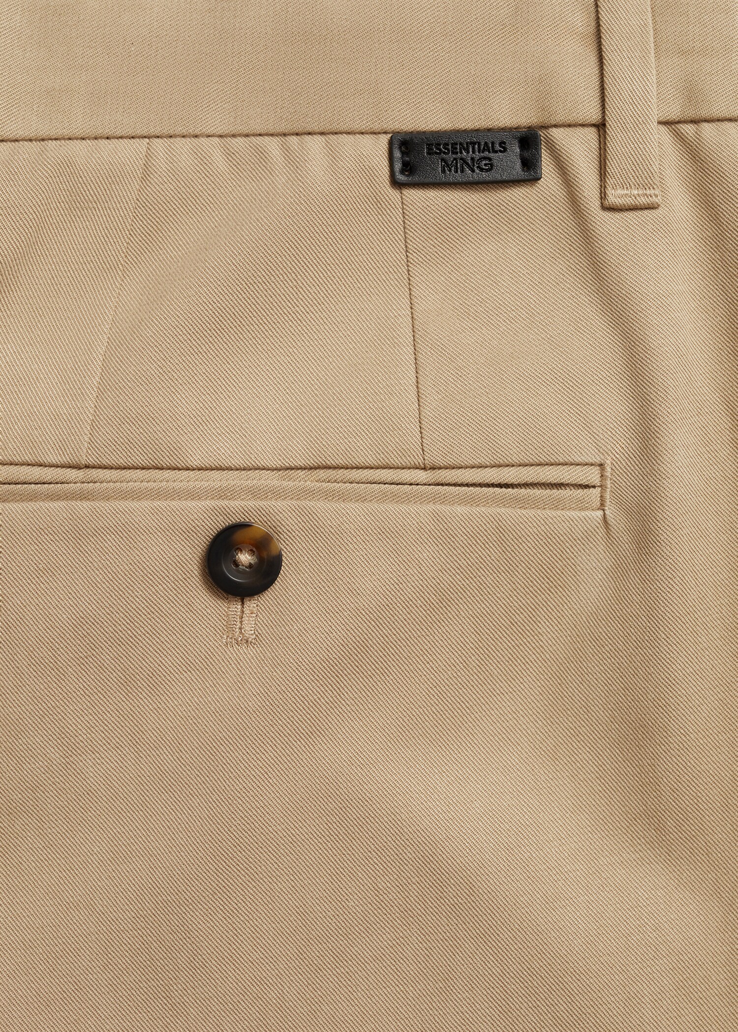 Regular-fit cotton trousers - Details of the article 0