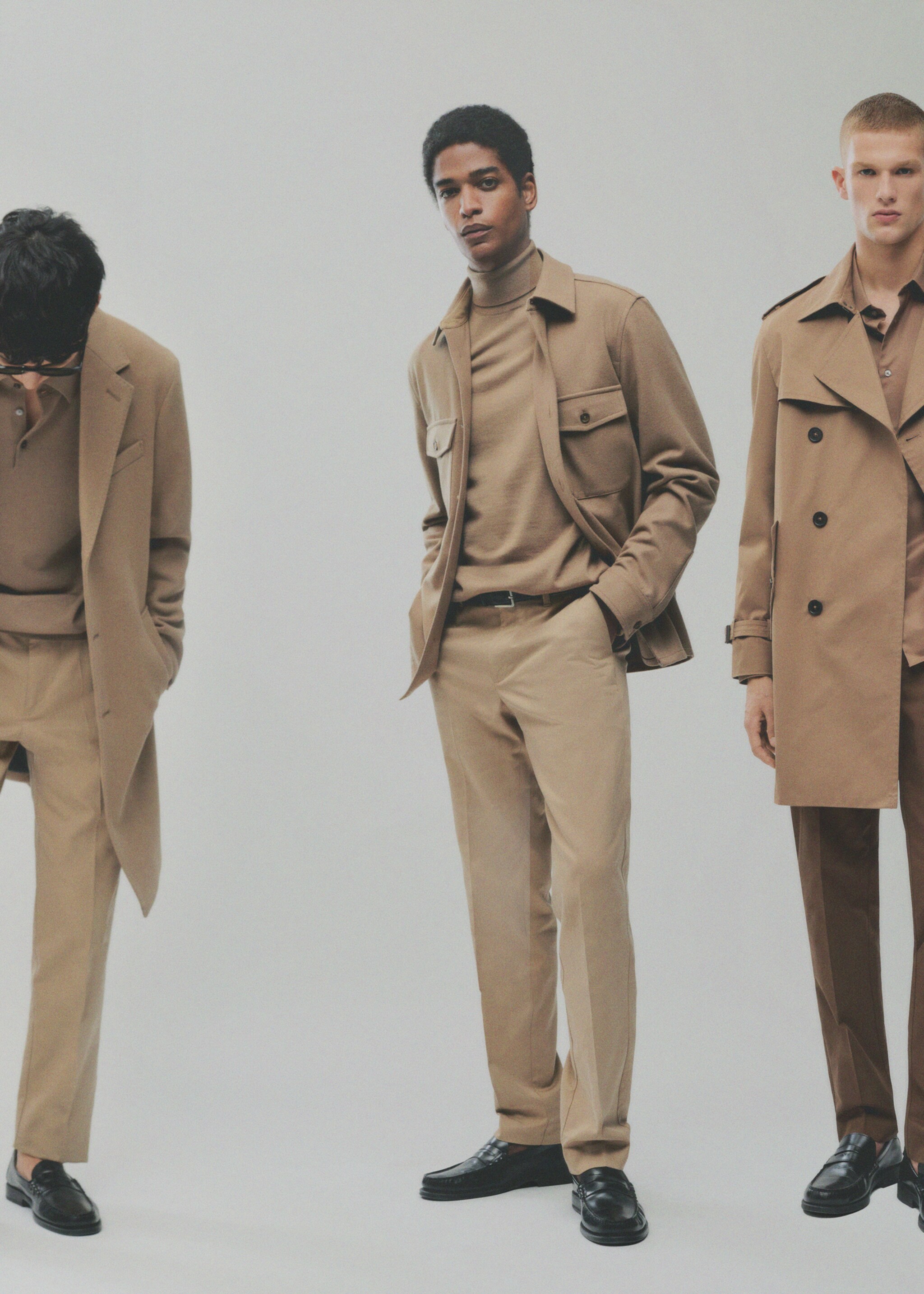 Pantalon coton regular-fit - Détail de l'article 3, Beige. Ref: 87020252-00.