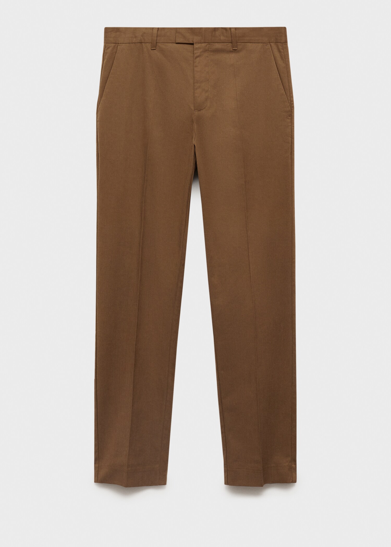 Regular-fit cotton trousers - Article without model