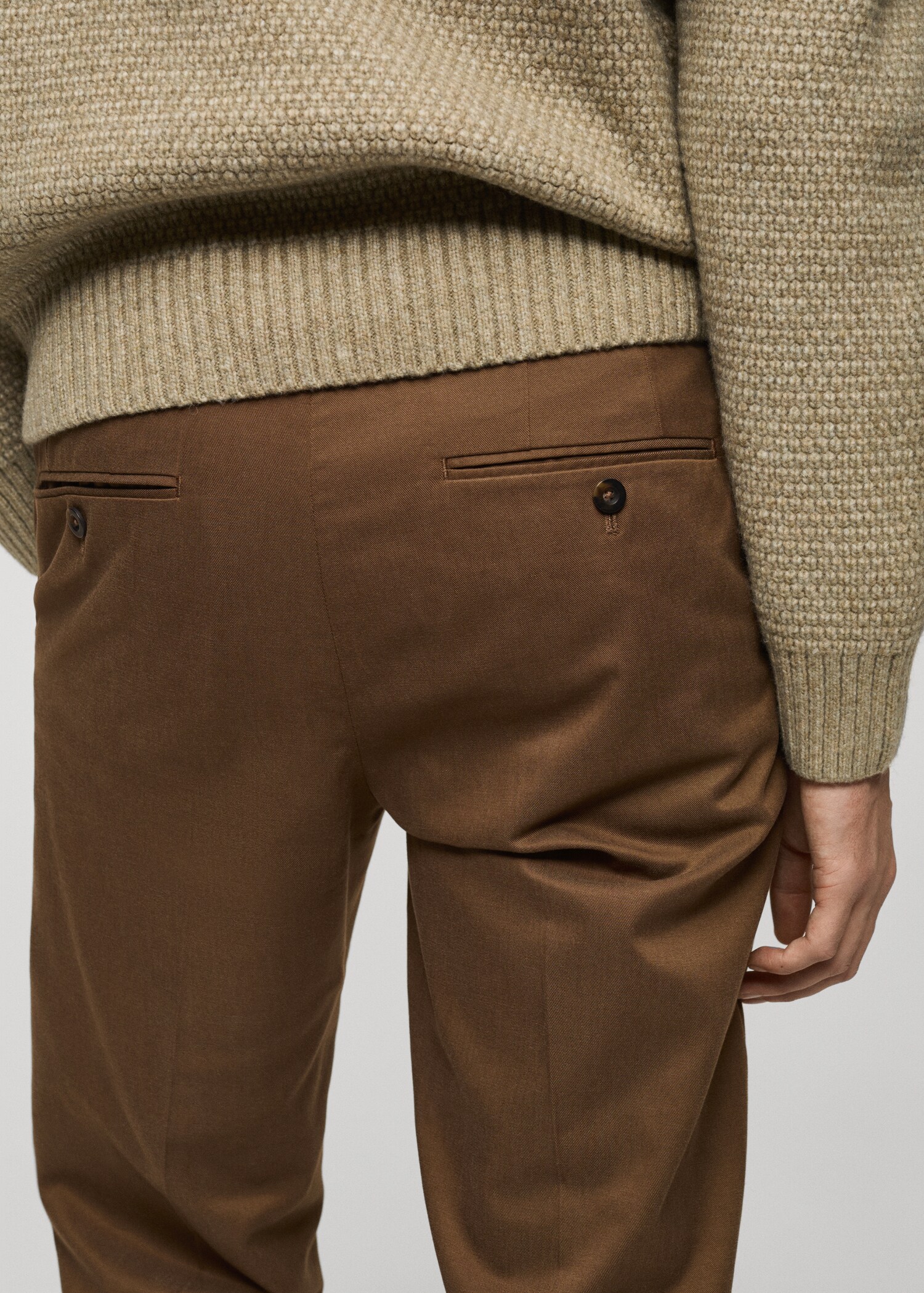 Regular-fit cotton trousers - Details of the article 6