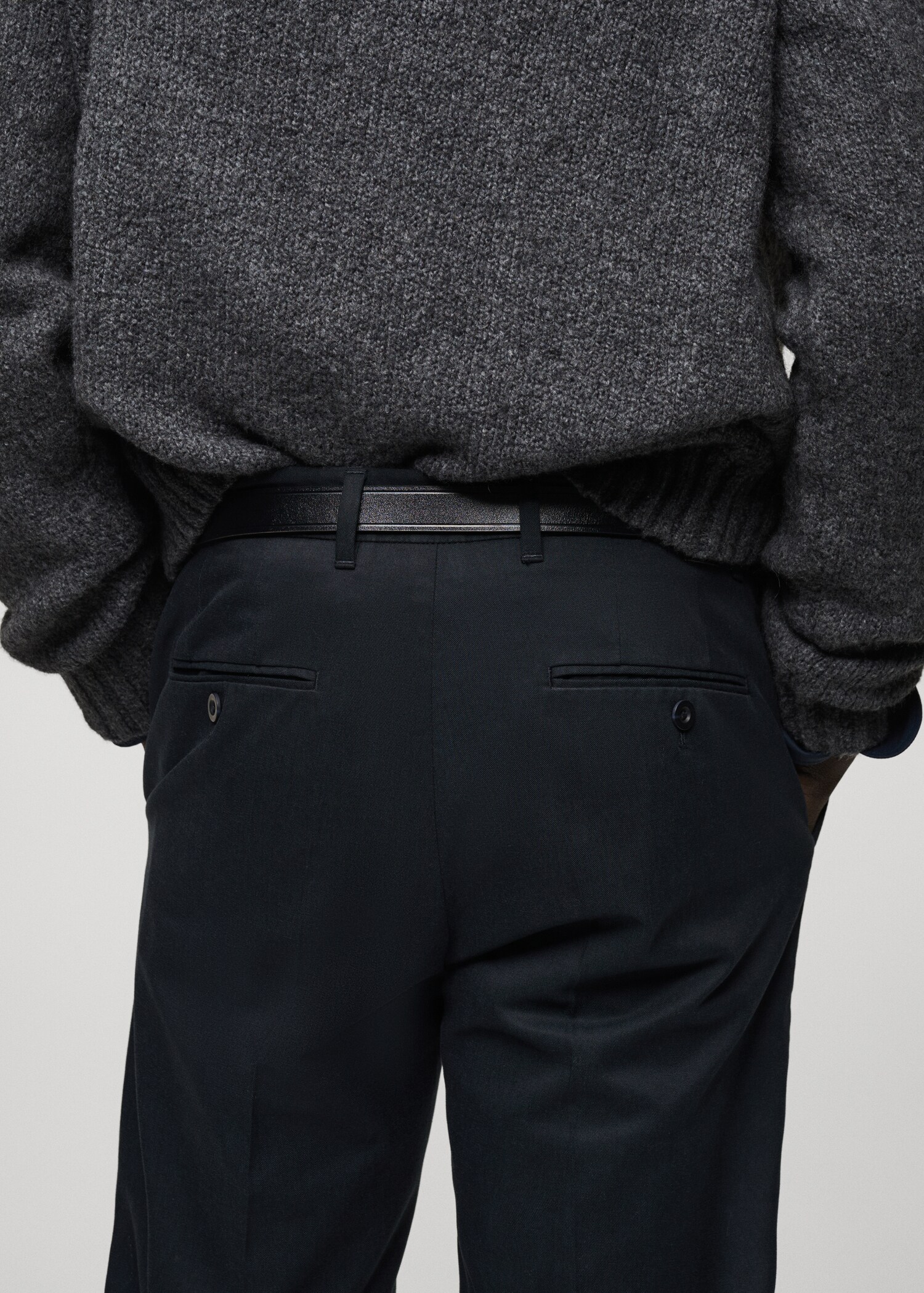 Regular-fit cotton trousers - Details of the article 6