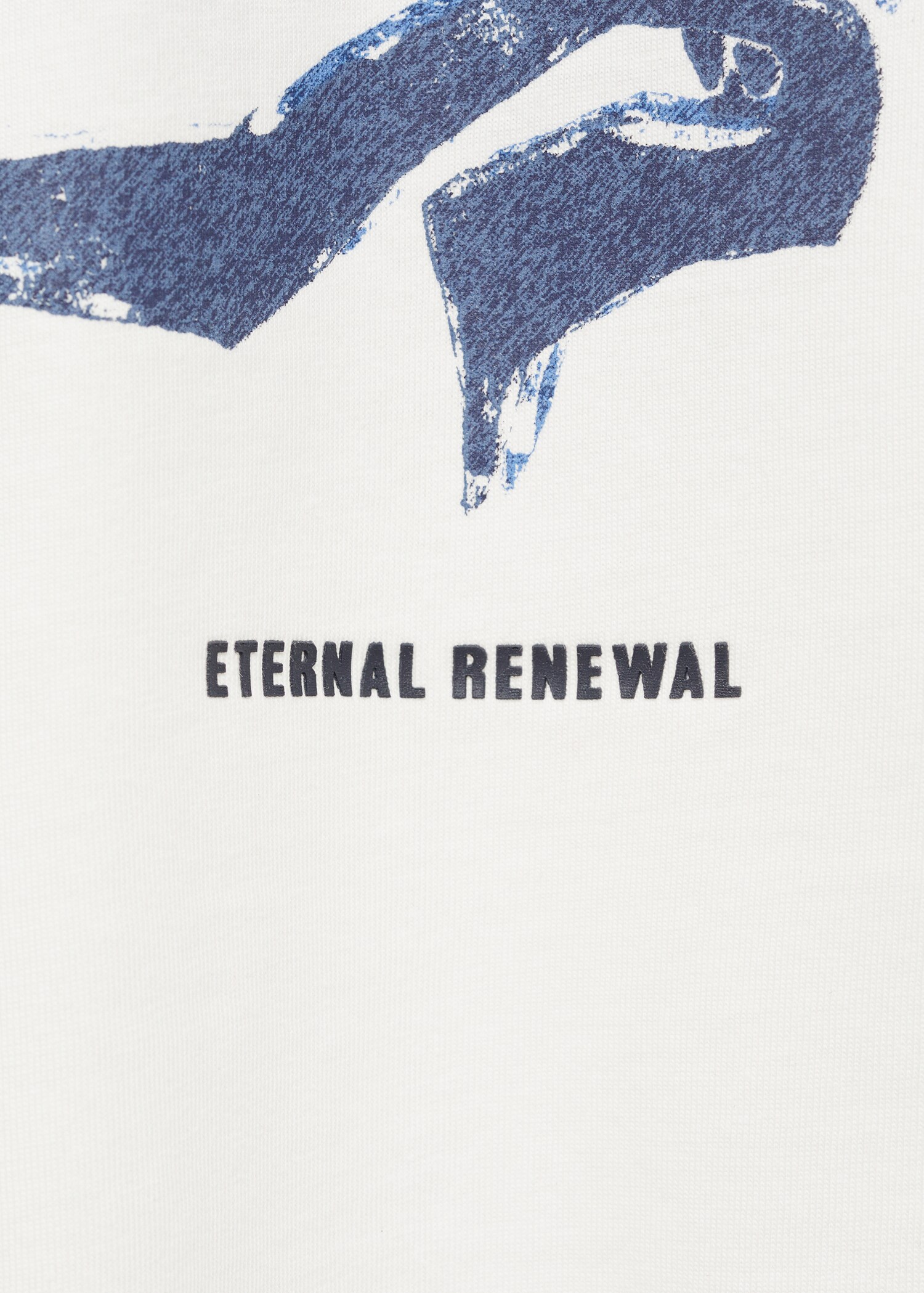 100% cotton t-shirt with graphic print on the front - Details of the article 0