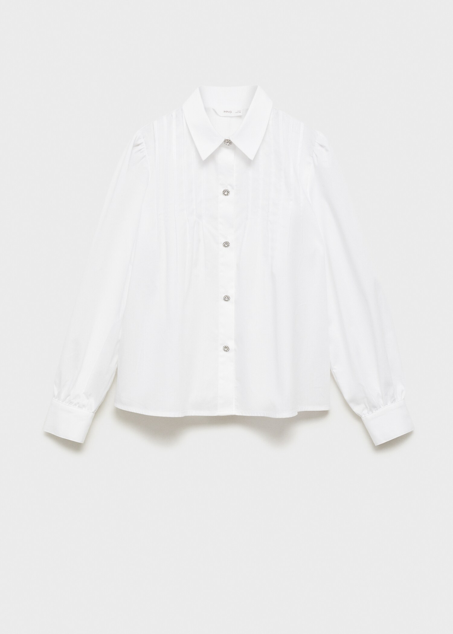 Cotton shirt with jewel buttons - Article without model