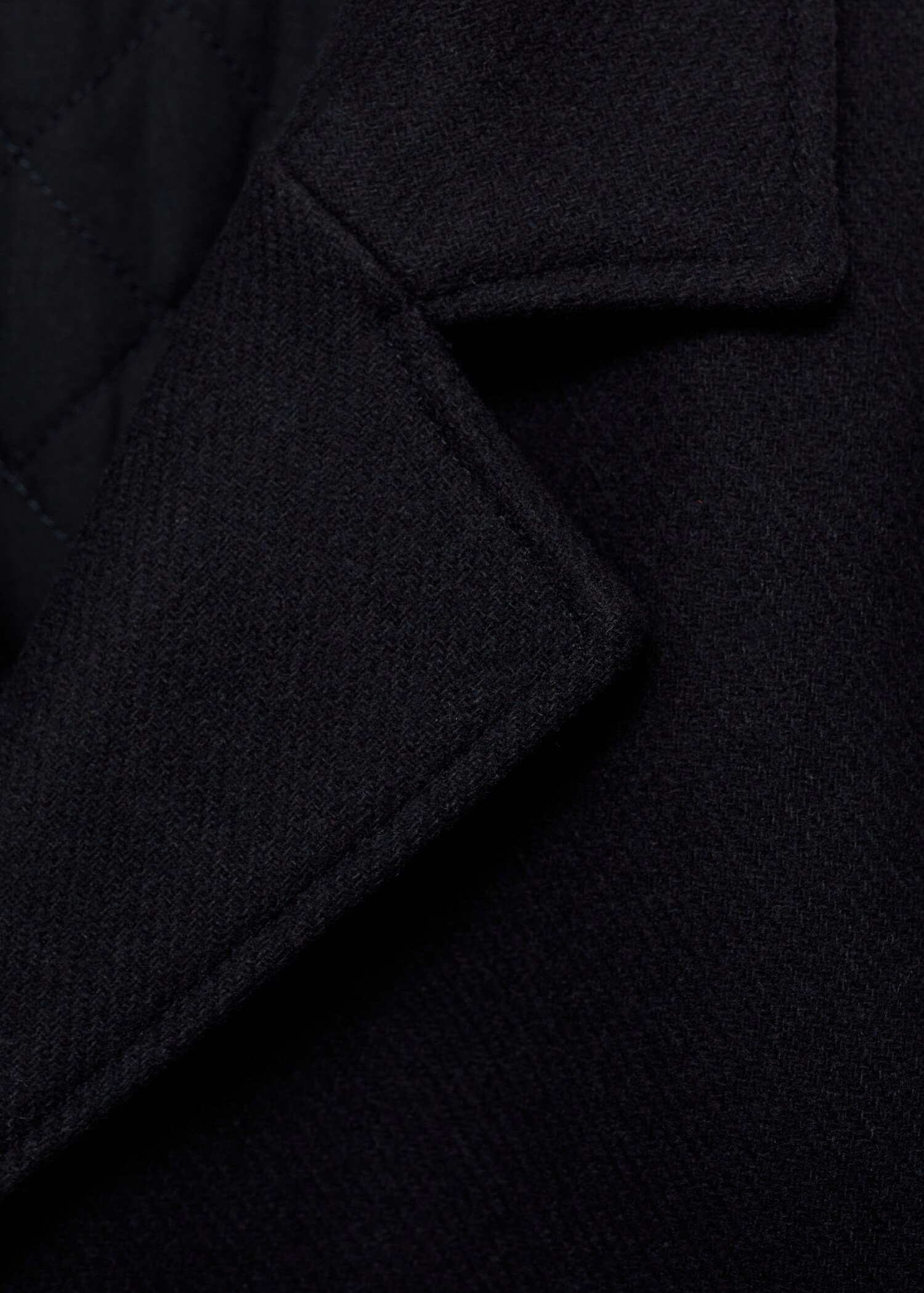 Buttoned wool coat - Details of the article 8