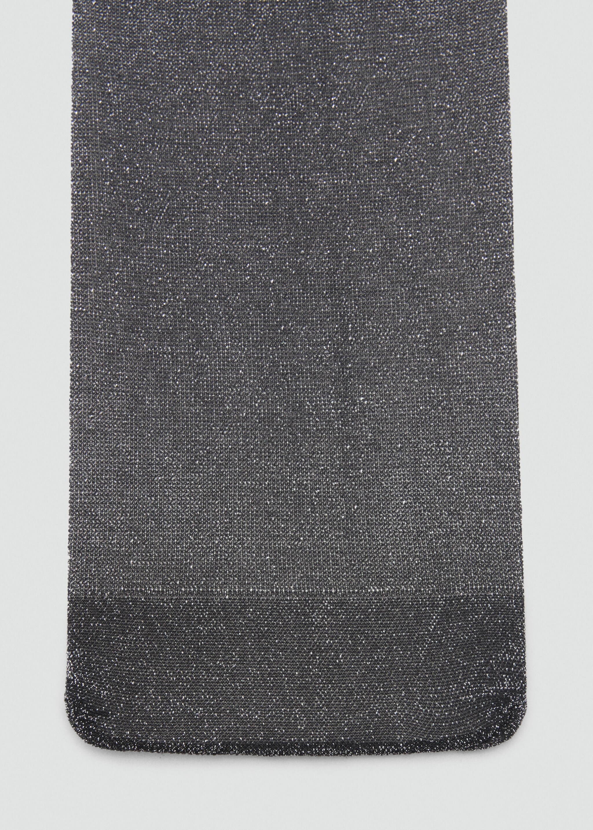 Lange Lurex-Socken - Mittlere Ansicht, Silber. Ref: 87020383-00.