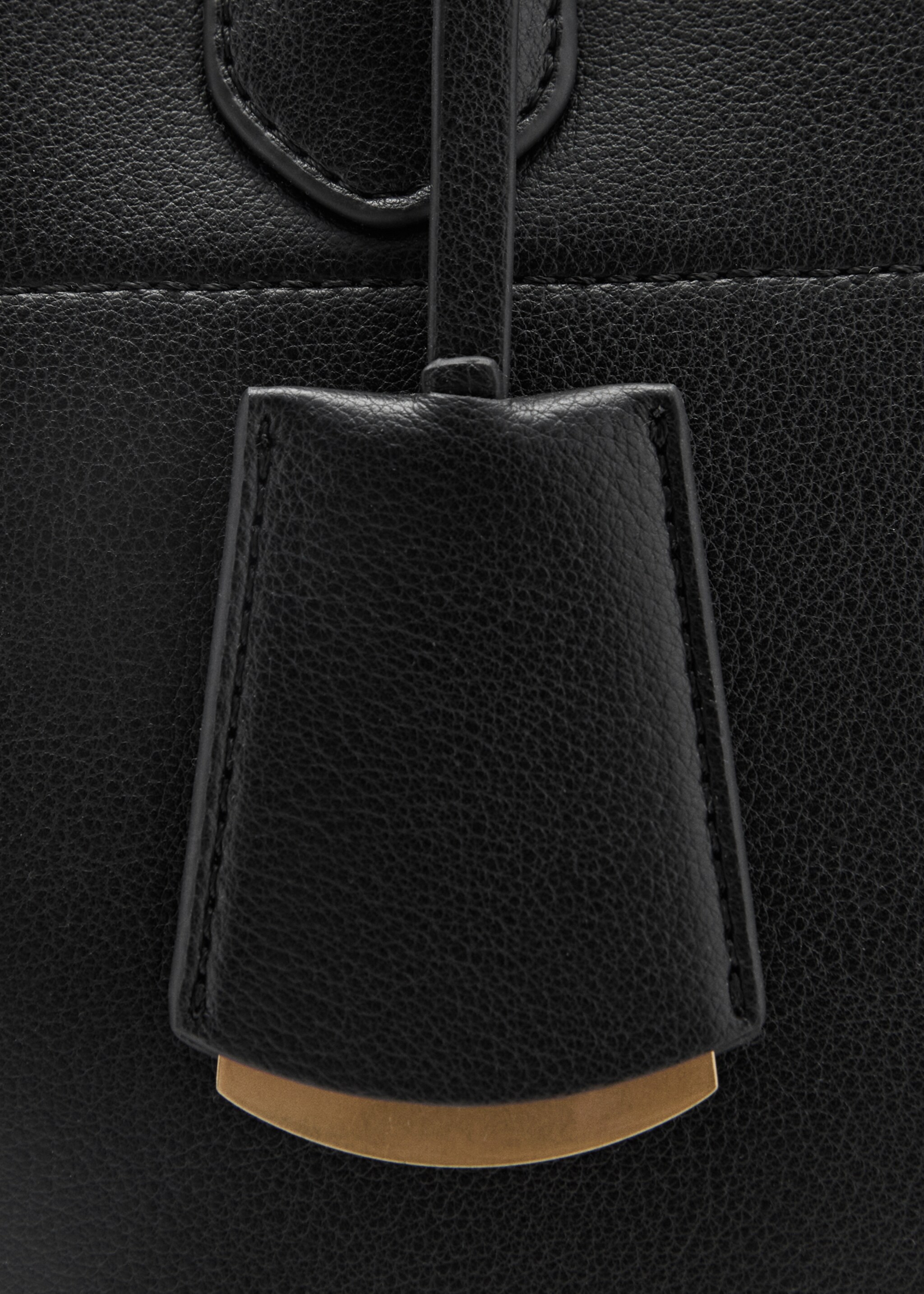 Bolso shopper doble asa - Detalle del artículo 2, Negro. Ref: 87020395-00.