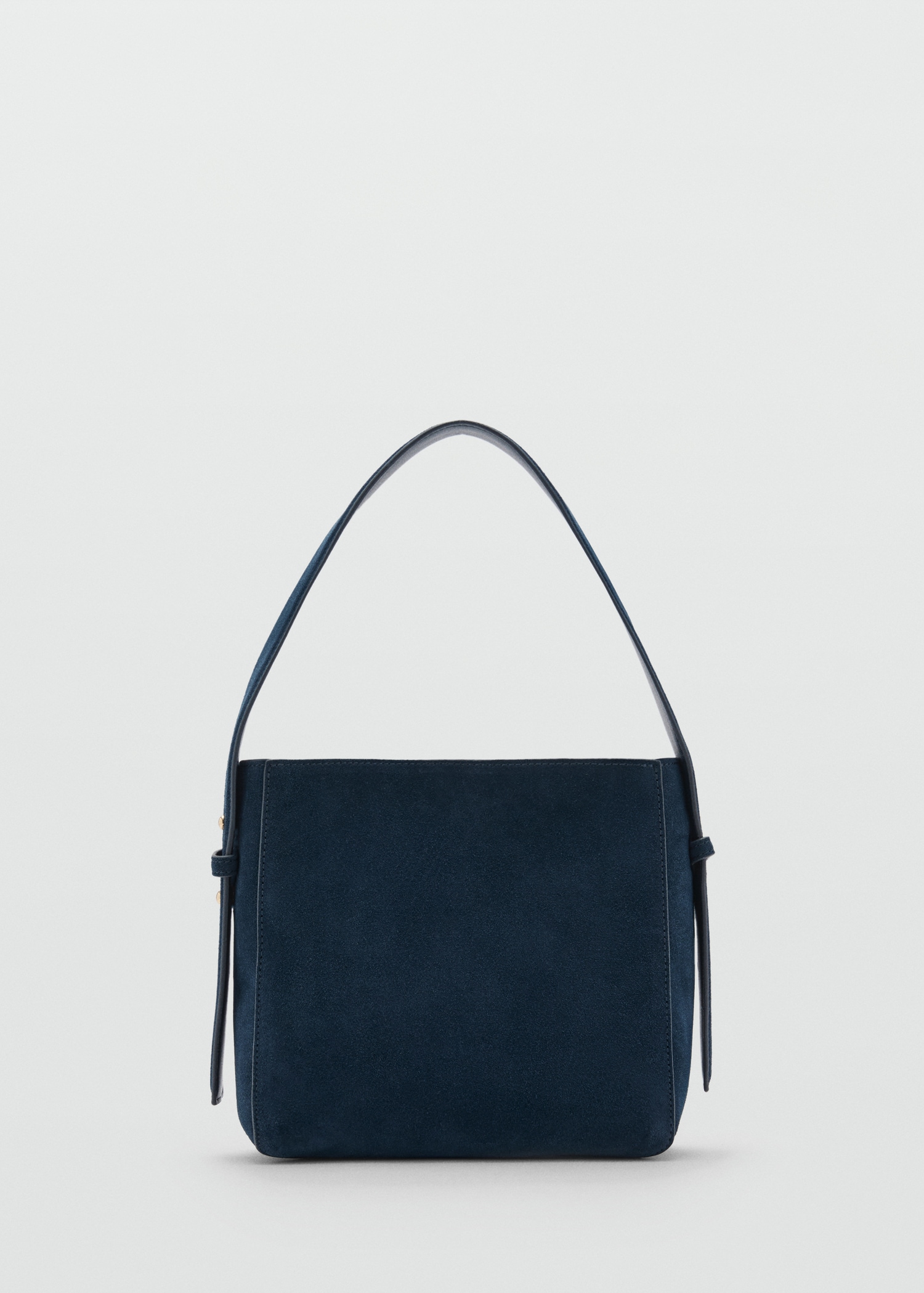 Suede mini shopper bag - Article without model