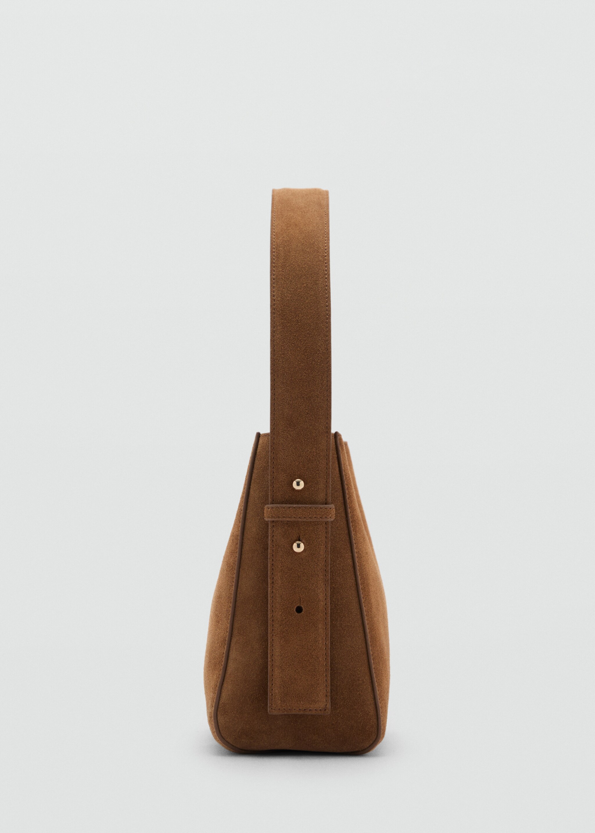Suede mini shopper bag - Details of the article 1, Leather. Ref: 87020431-00.