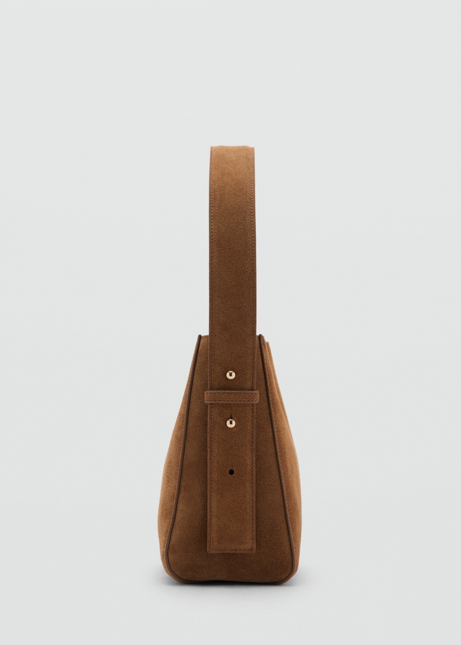 Suede mini shopper bag - Details of the article 1