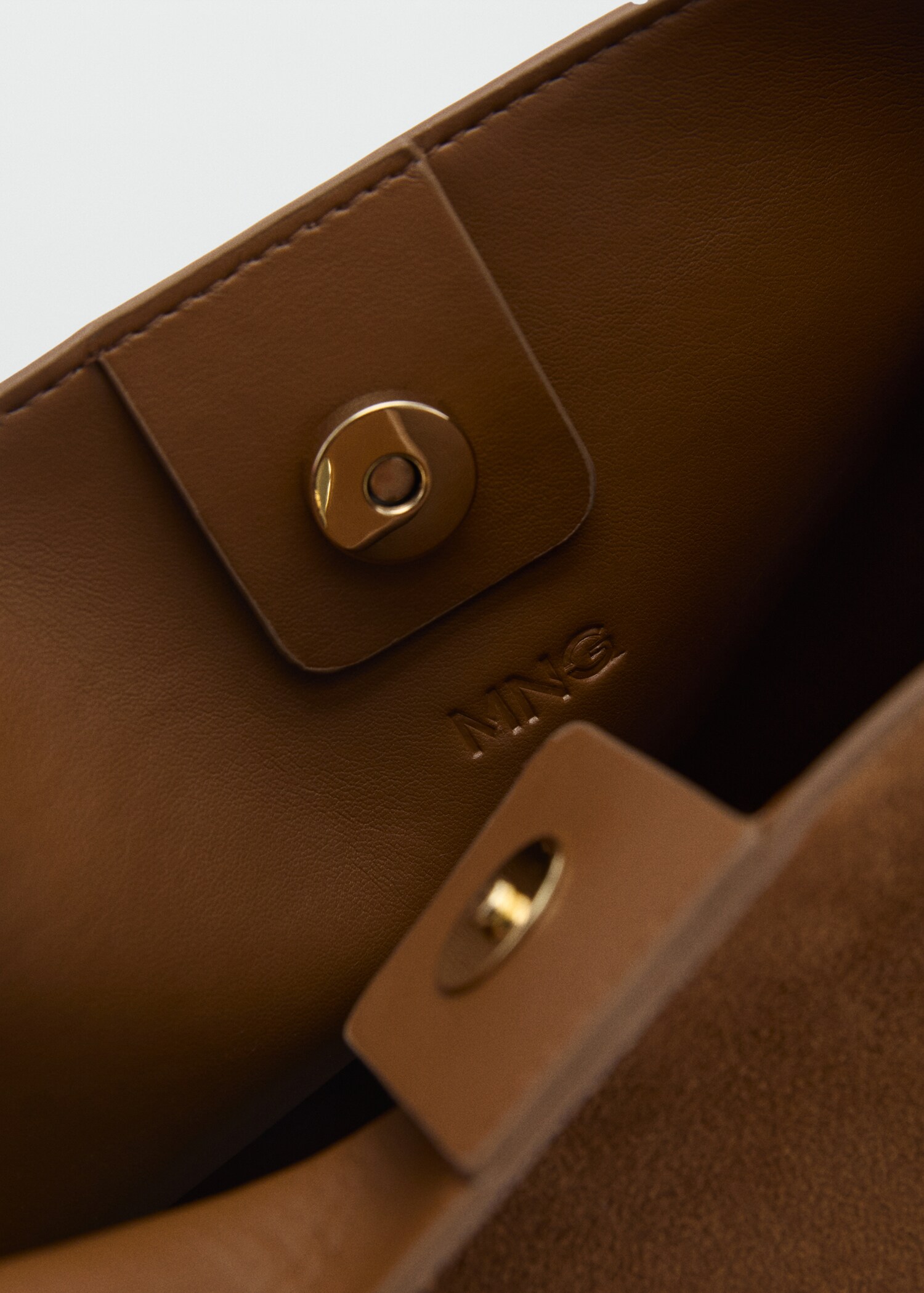 Suede mini shopper bag - Details of the article 3