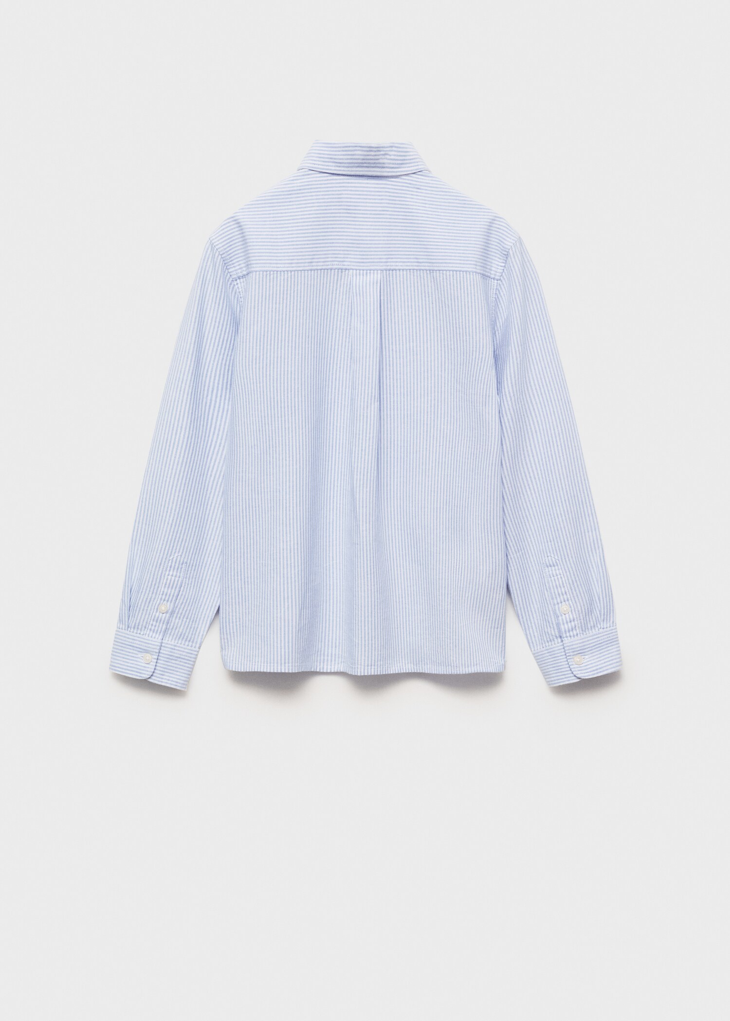 Camisa 100% cotó ratlles Òxford - Revers de l'article