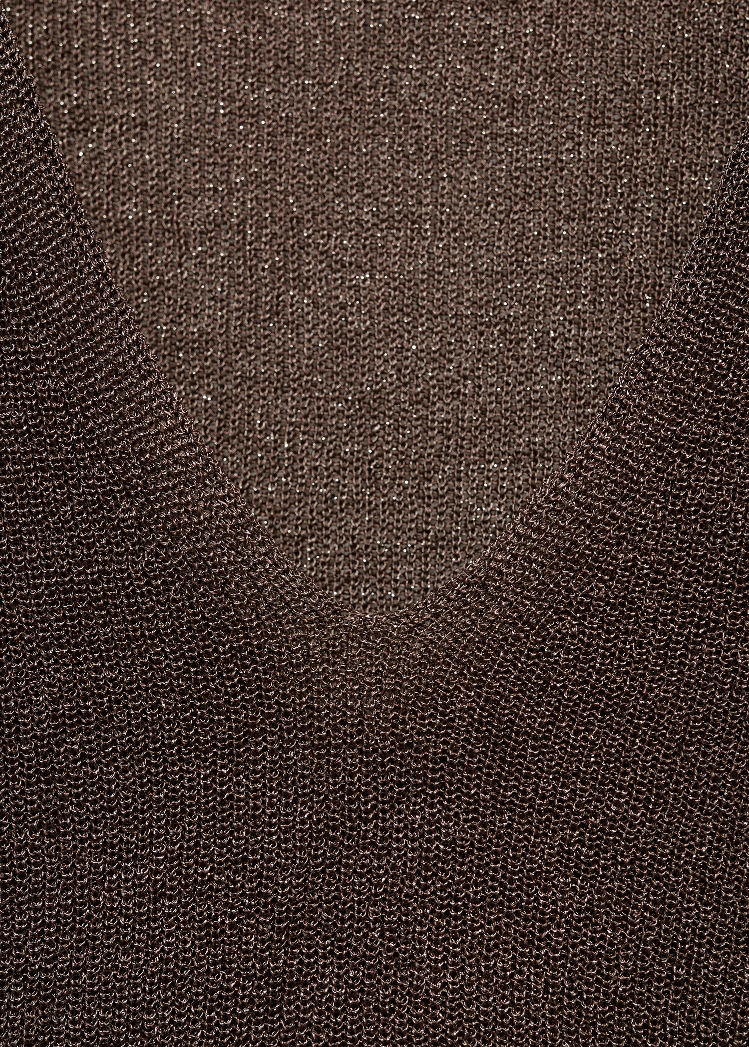 Lurex-Pullover mit V-Ausschnitt - Detail des Artikels 8