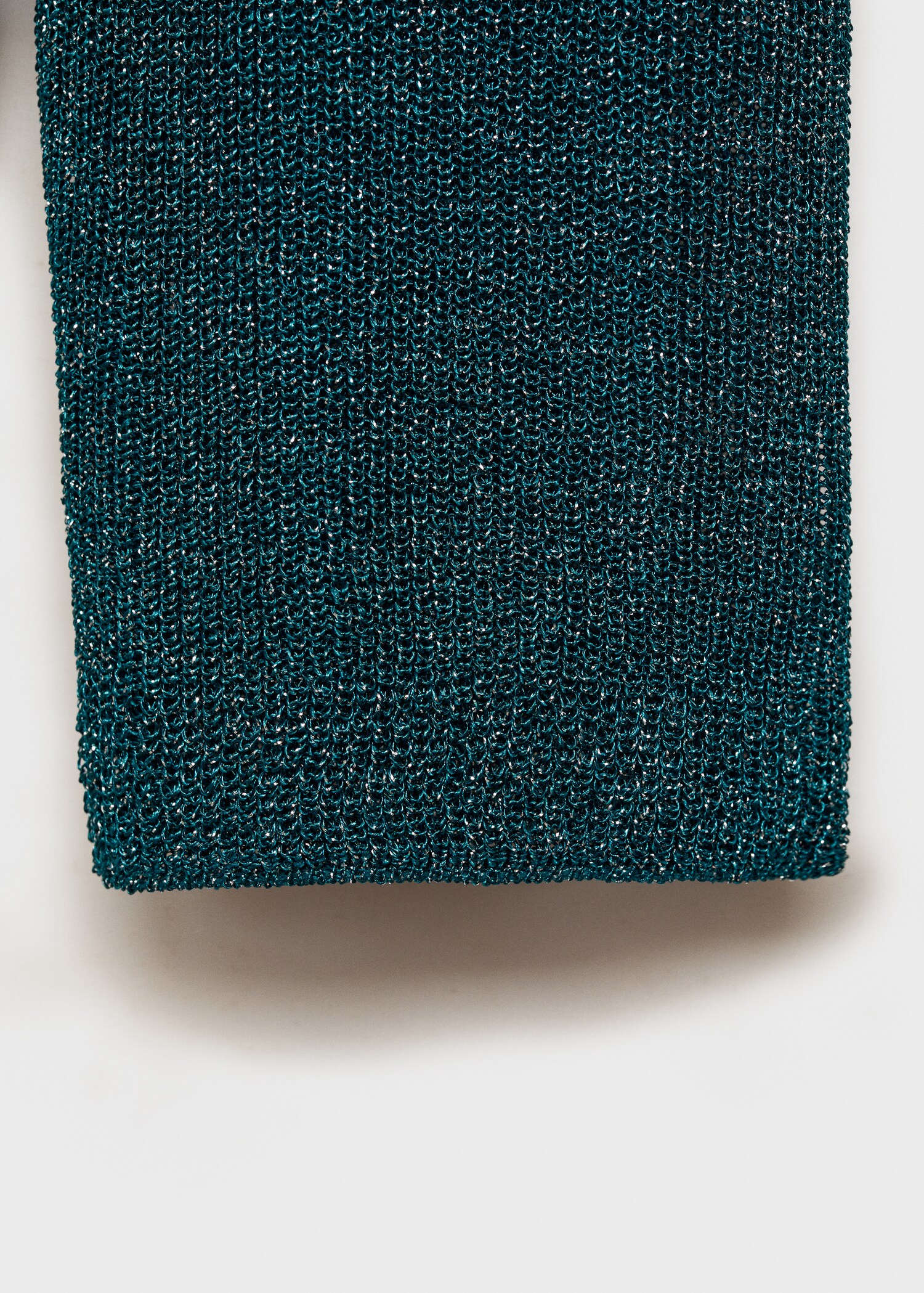 Lurex-Pullover mit V-Ausschnitt - Detail des Artikels 0