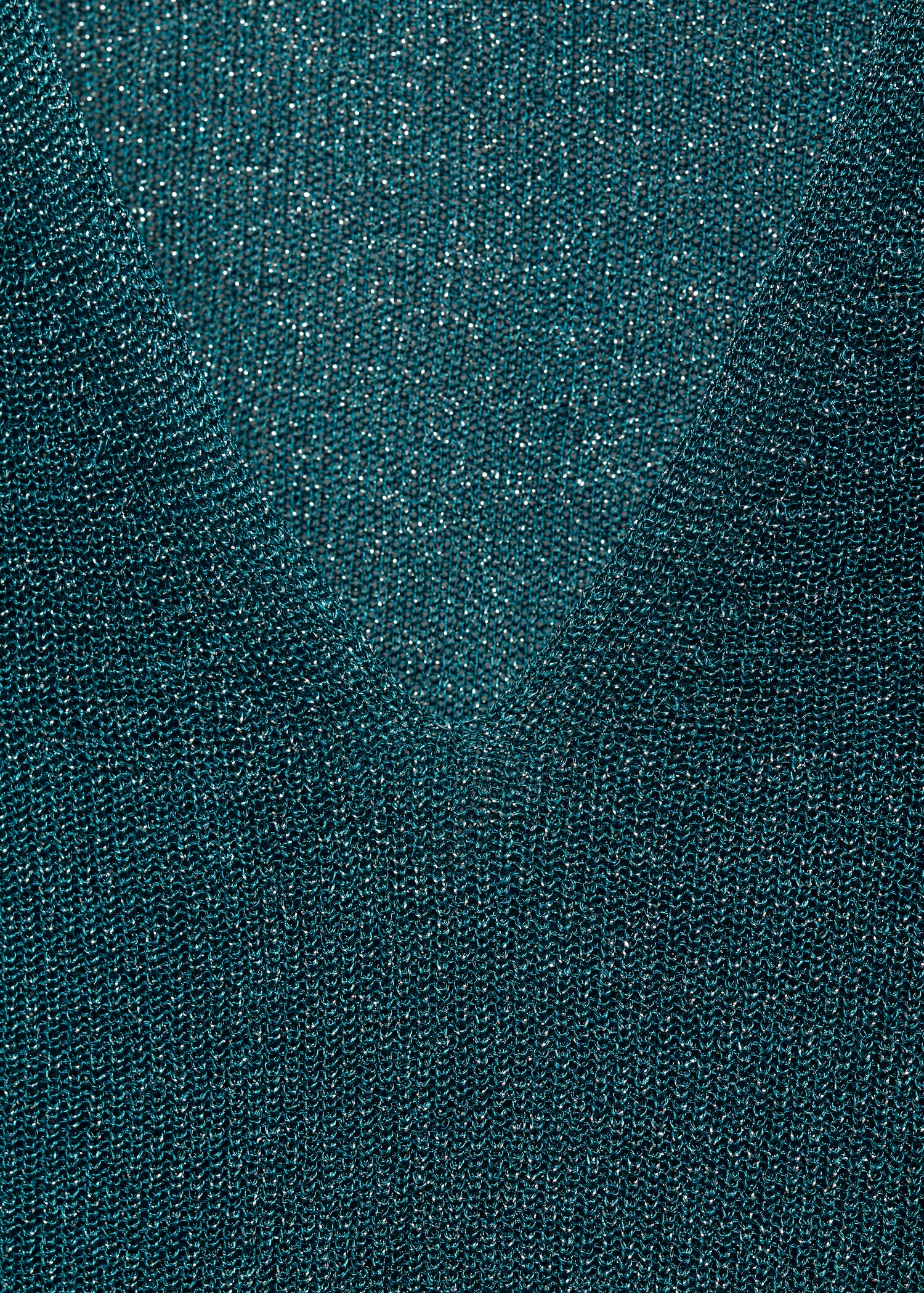 Lurex-Pullover mit V-Ausschnitt - Detail des Artikels 8