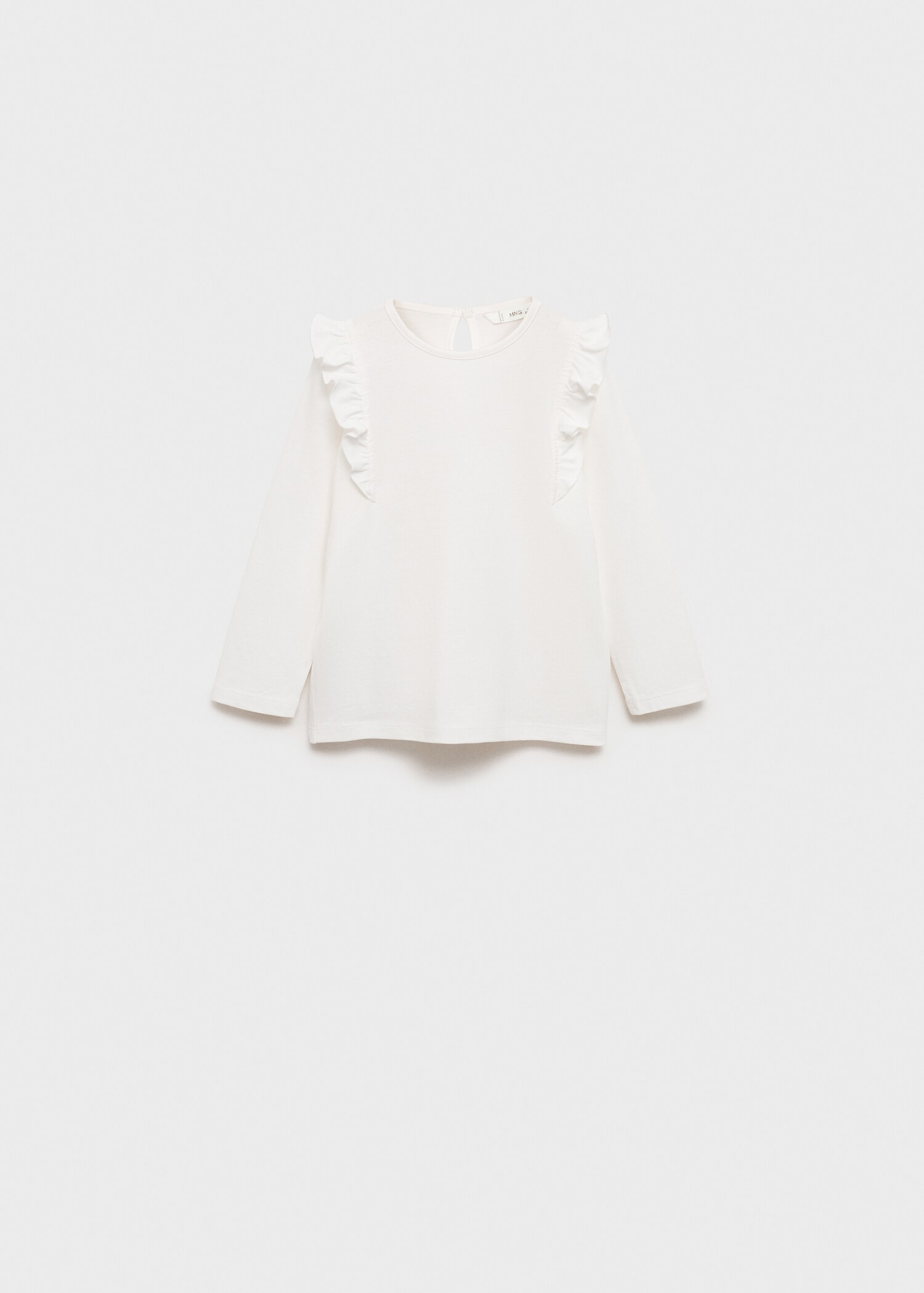 Long -sleeved t-shirt with ruffles - Article without model