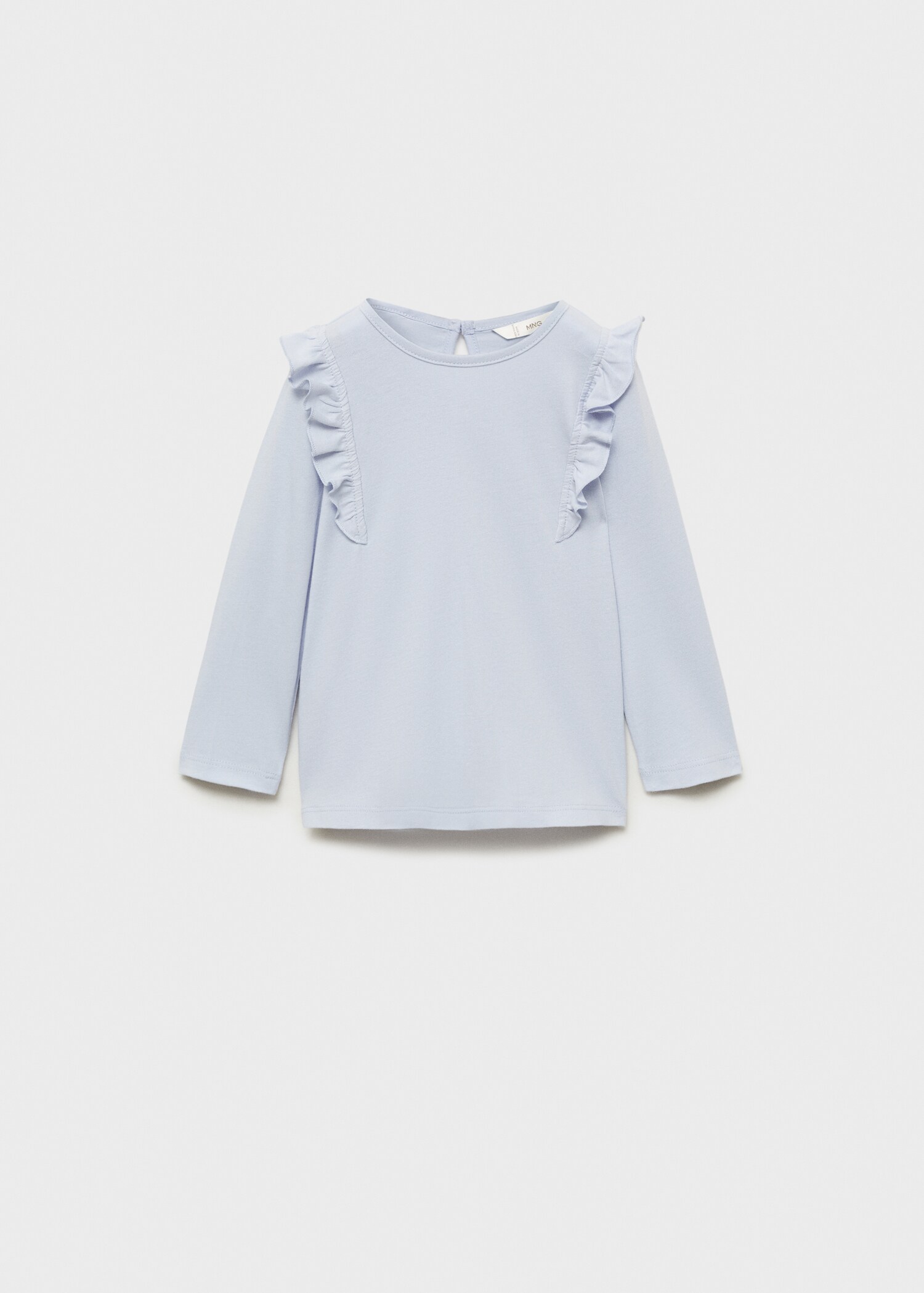 Long -sleeved t-shirt with ruffles - Article without model