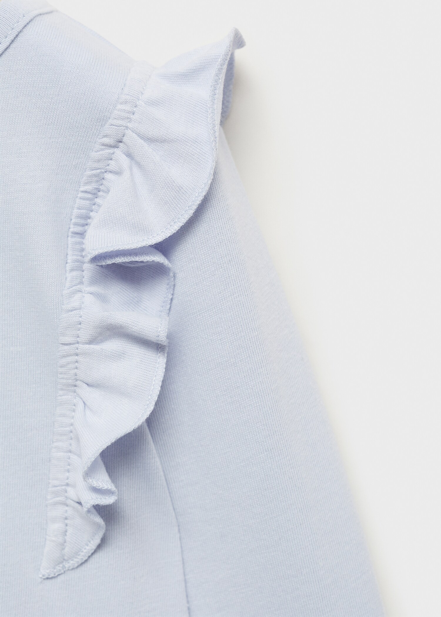 Long -sleeved t-shirt with ruffles - Details of the article 8