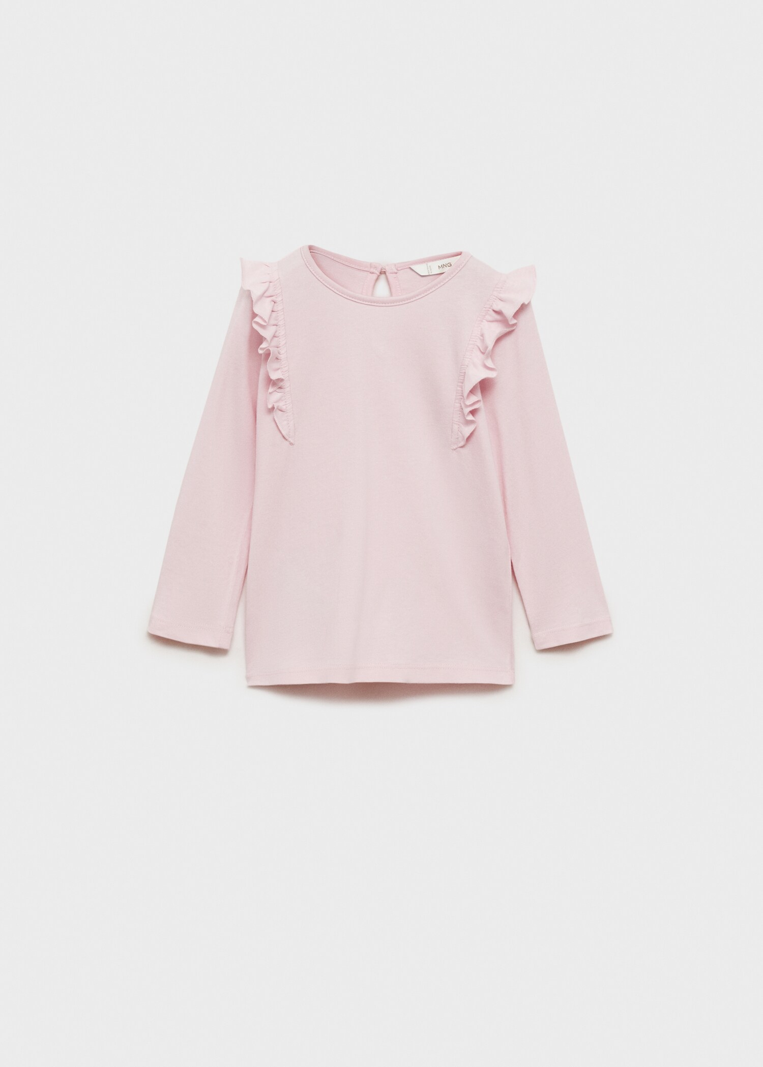 Long -sleeved t-shirt with ruffles - Article without model