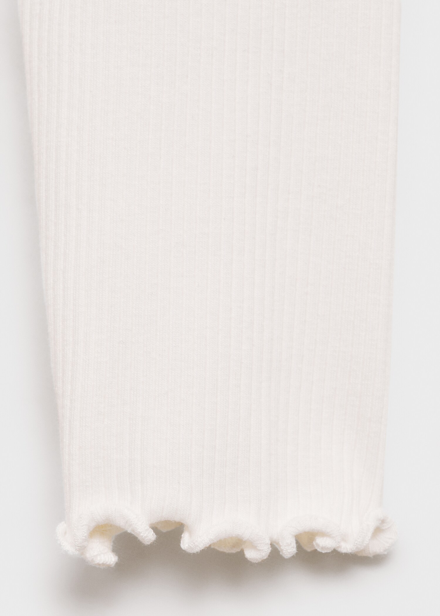 Ribbed high neck t-shirt - Details of the article 0