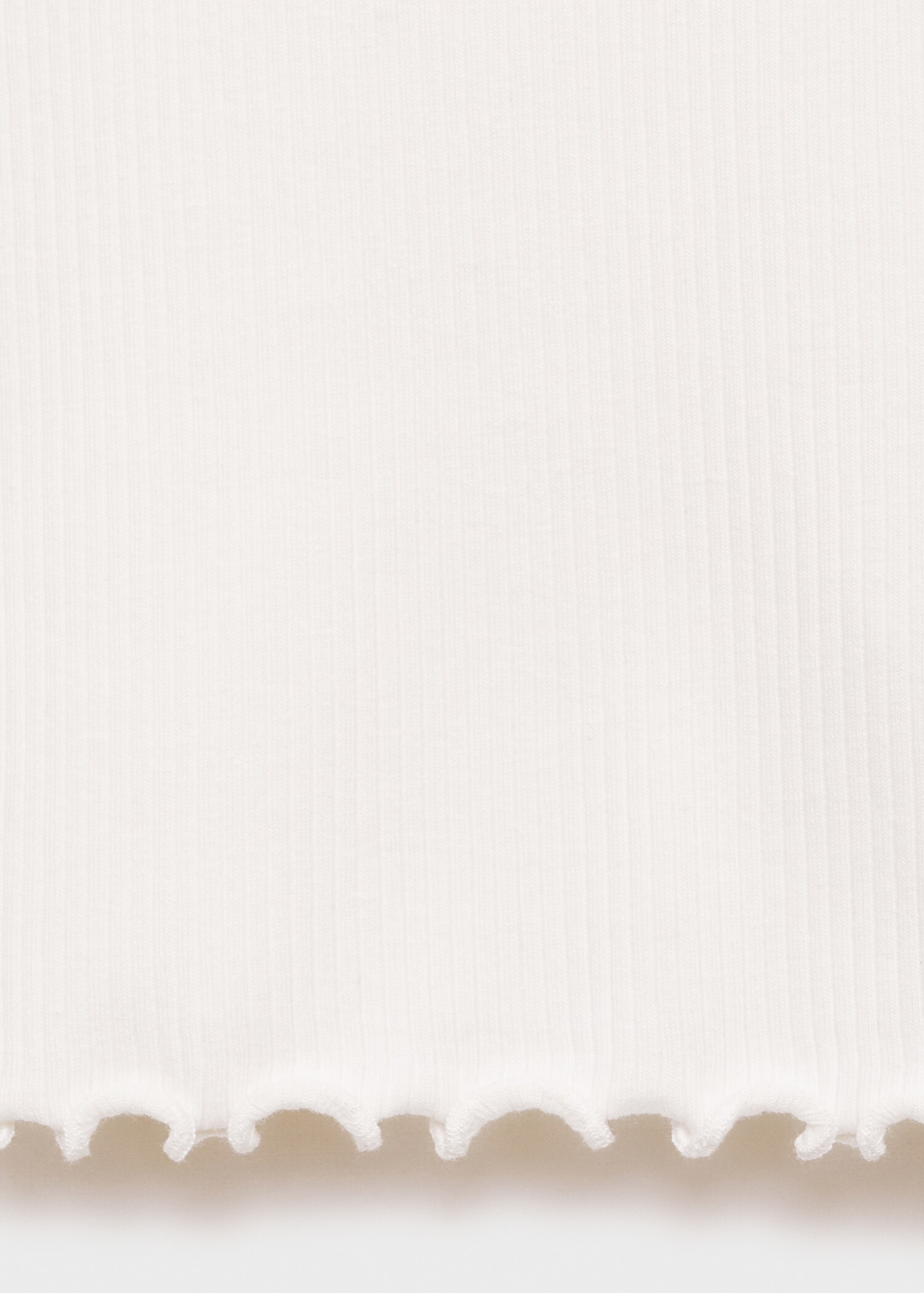 Ribbed high neck t-shirt - Details of the article 8