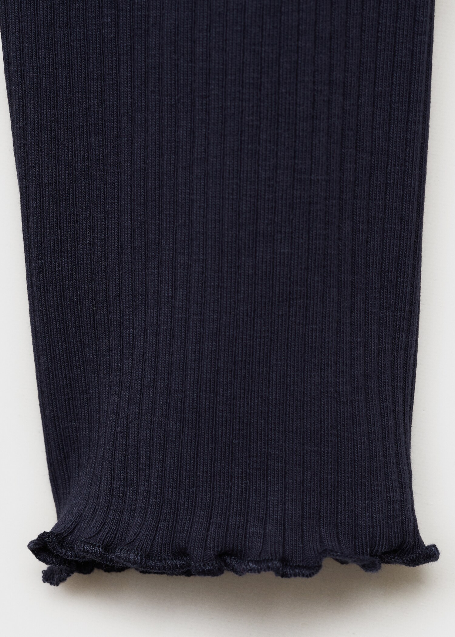 Ribbed high neck t-shirt - Details of the article 0