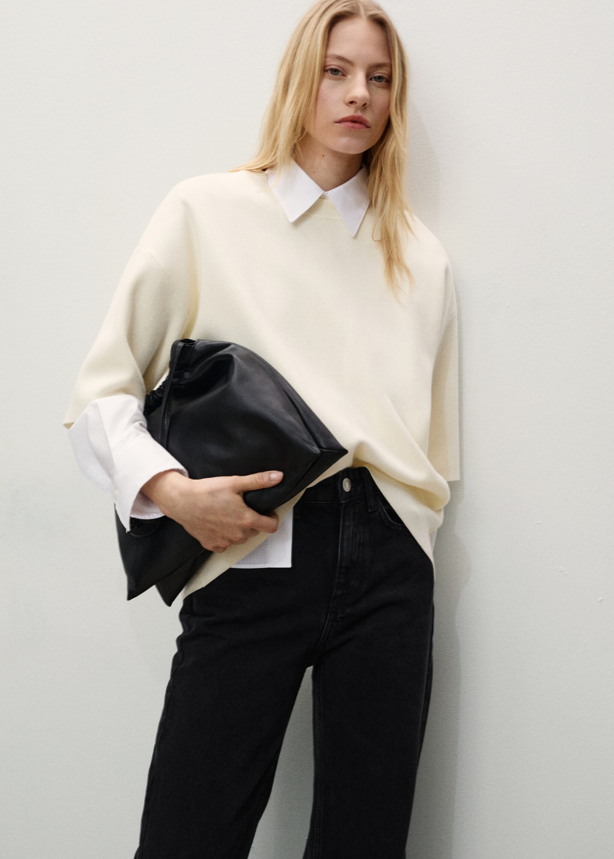 Jean Matilda droit taille normale - Détail de l'article 1, Black denim. Ref: 87020450-00.